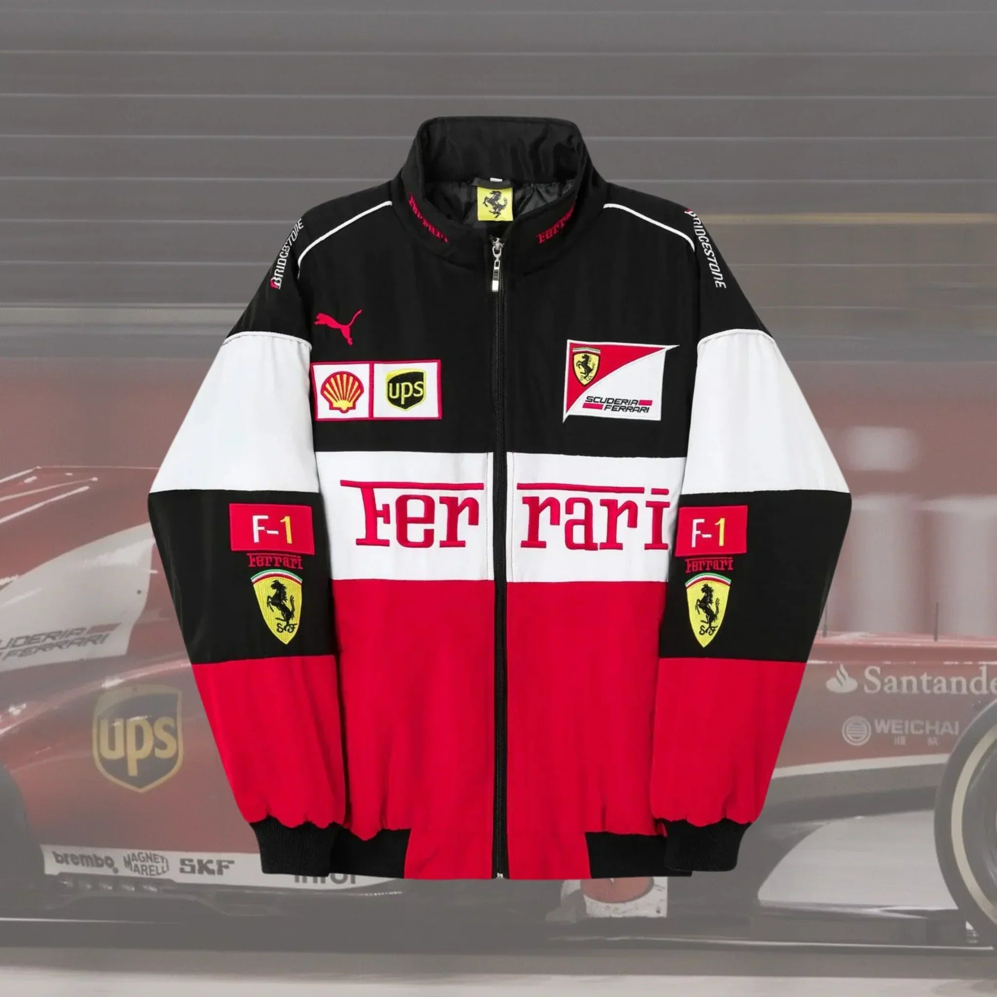 Vintage Motorsport Jacket – White