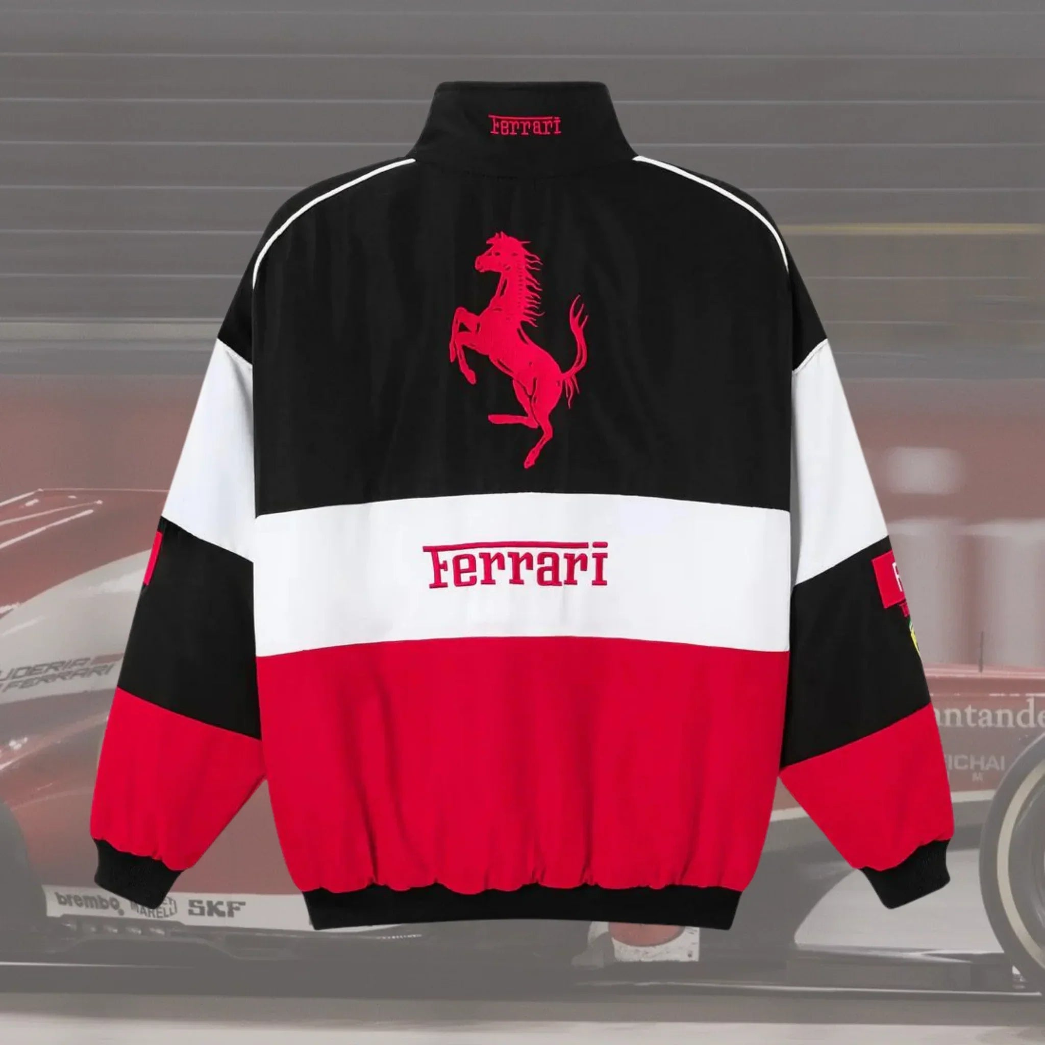 Vintage Motorsport Jacket – White