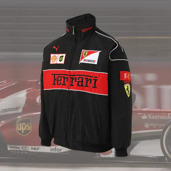 Vintage Motorsport Jacket – Black
