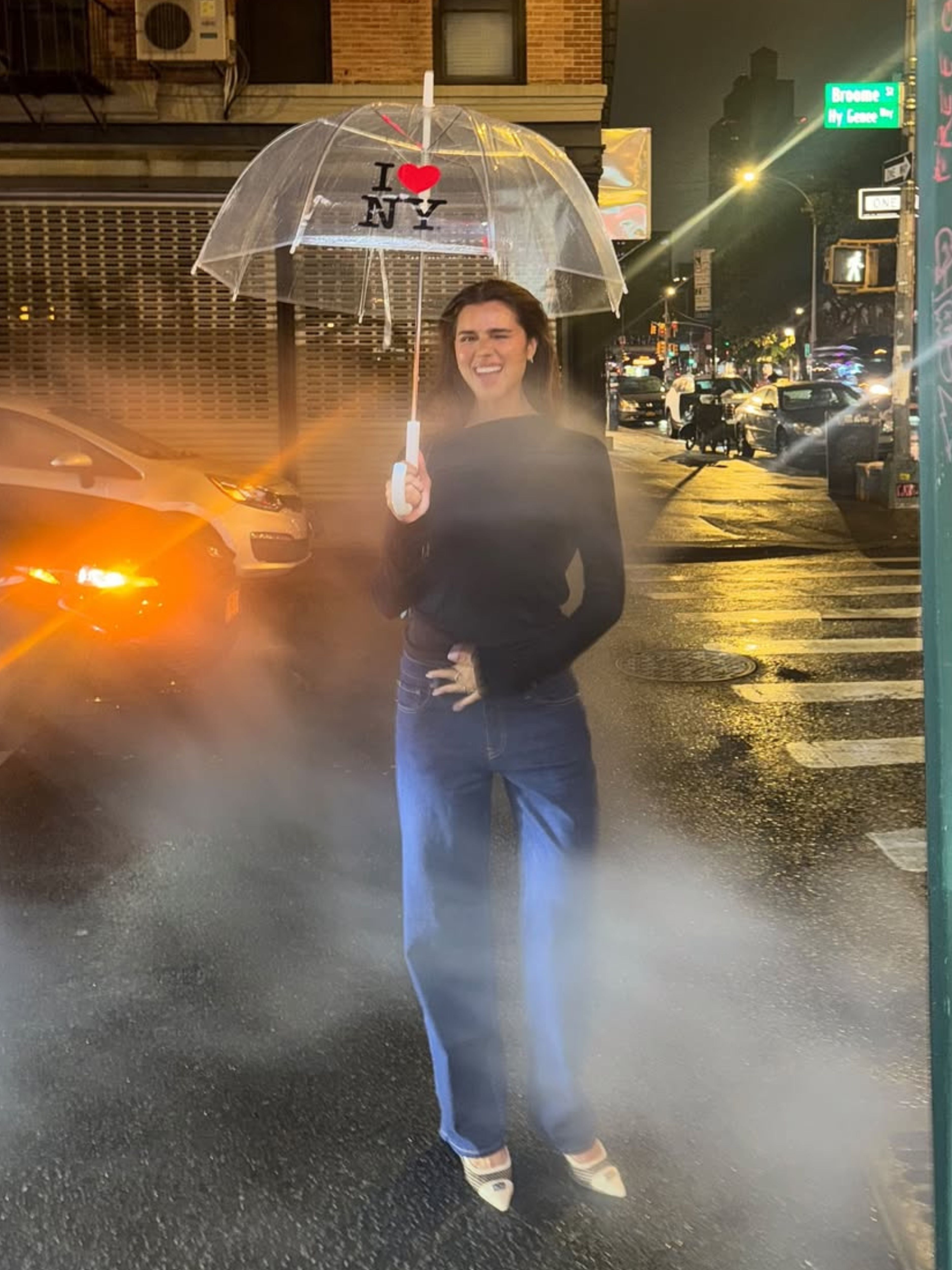 Draped Back Top Black