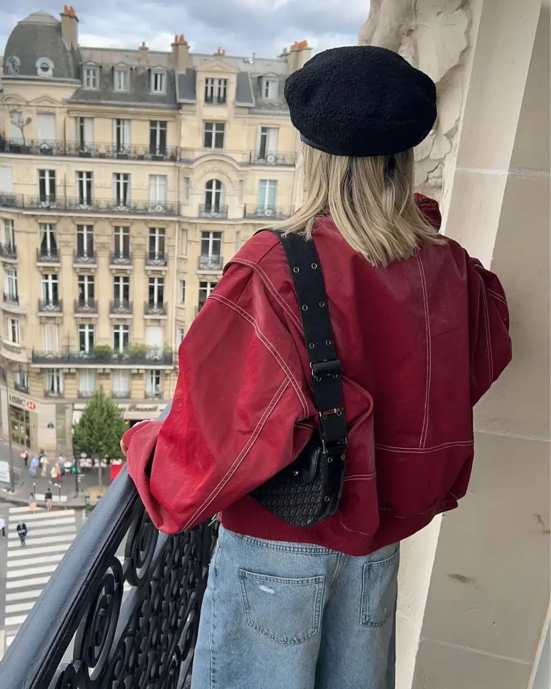 Oversized Contrast Jacket