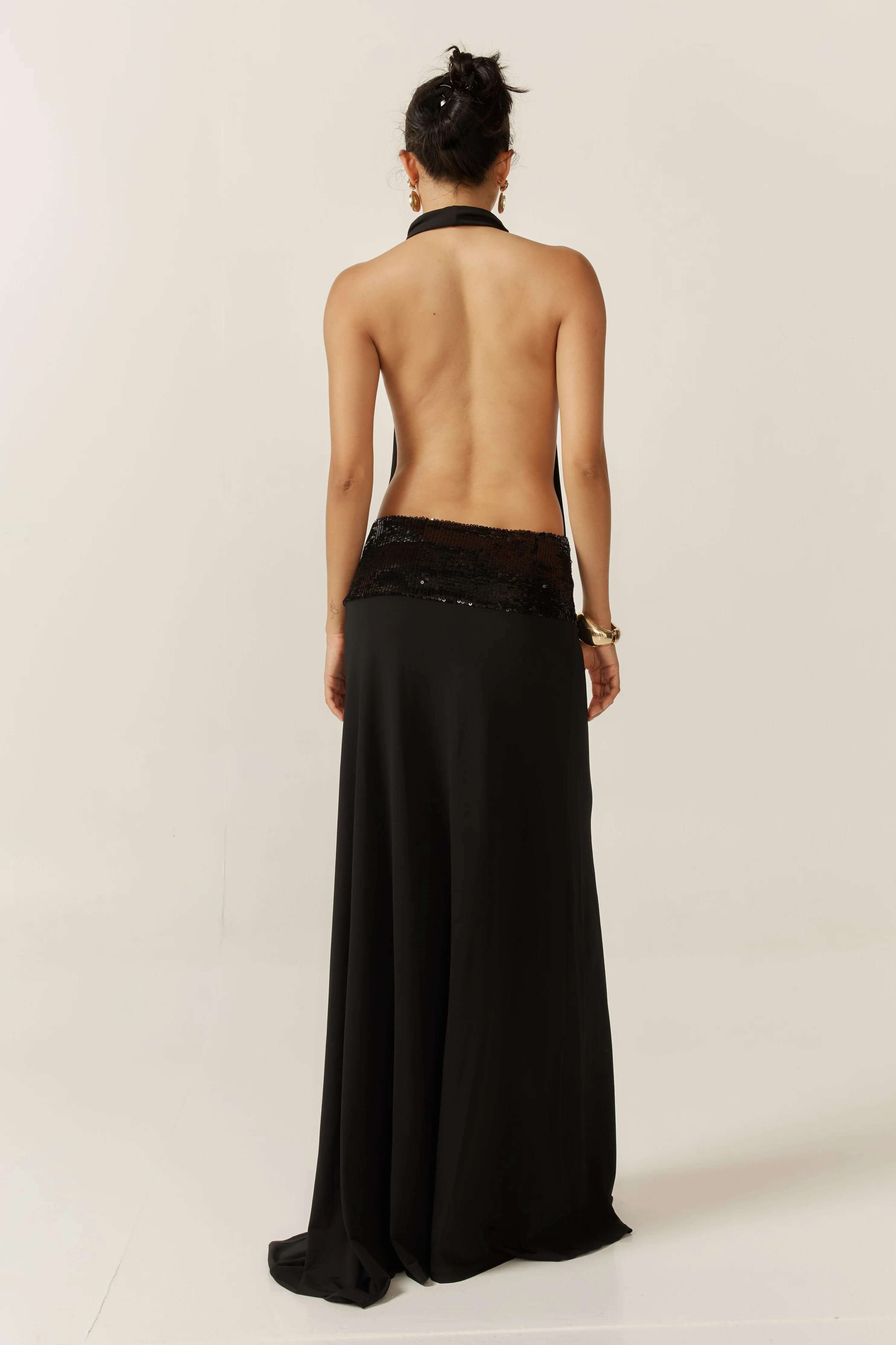 Midnight Mirage Maxi Dress
