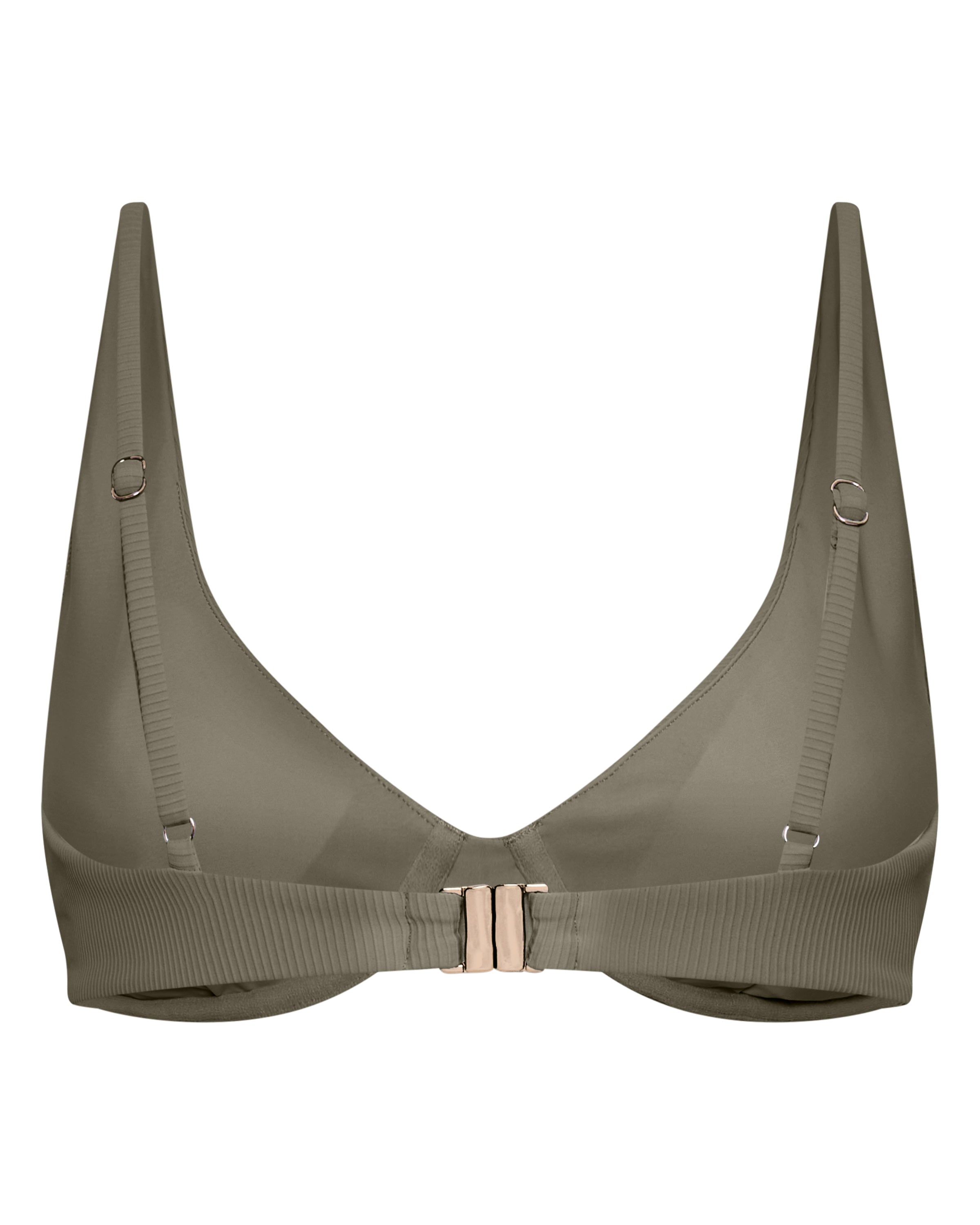 Luna Sage Ribbed Top