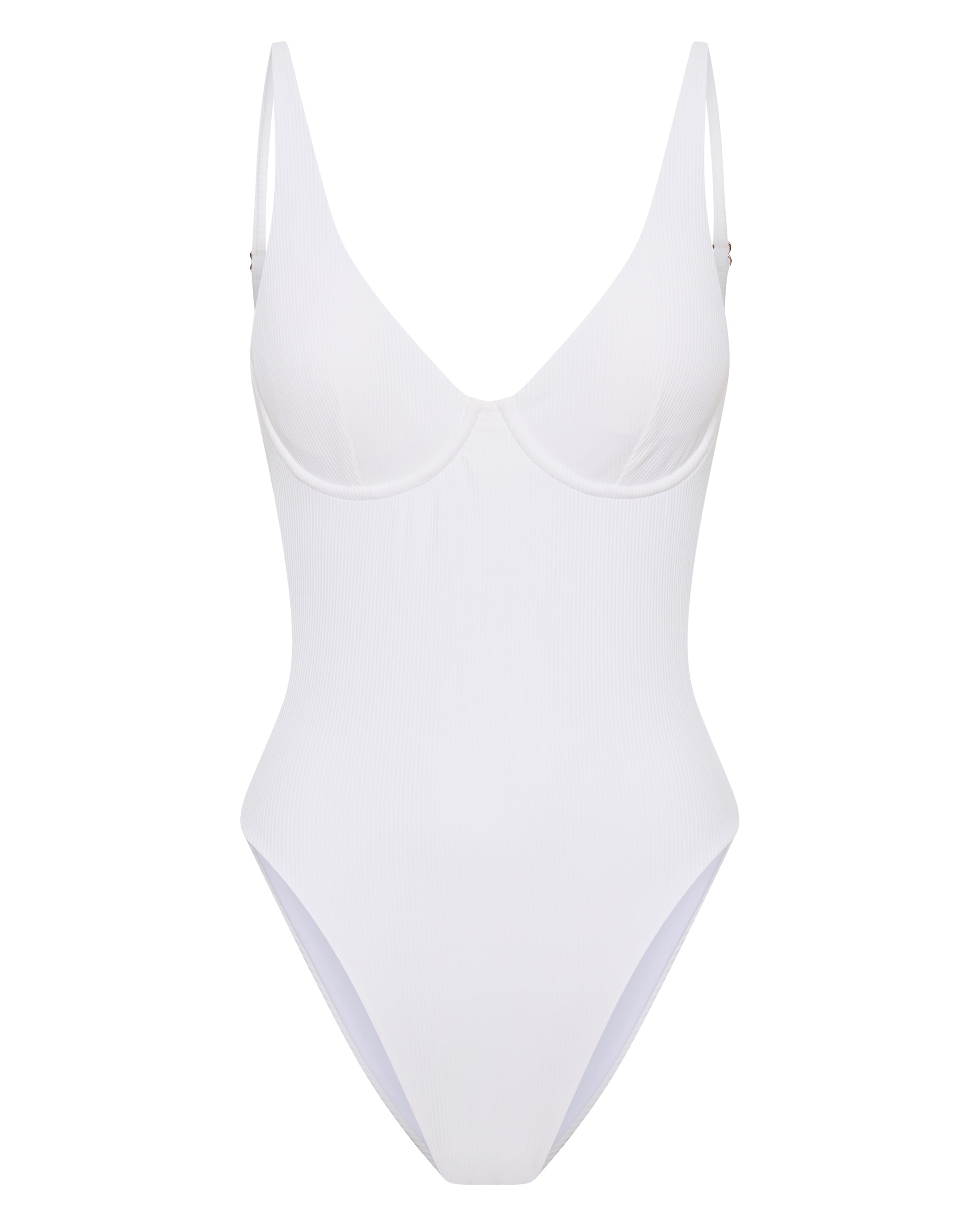 Luna One Piece Shell Ribbed