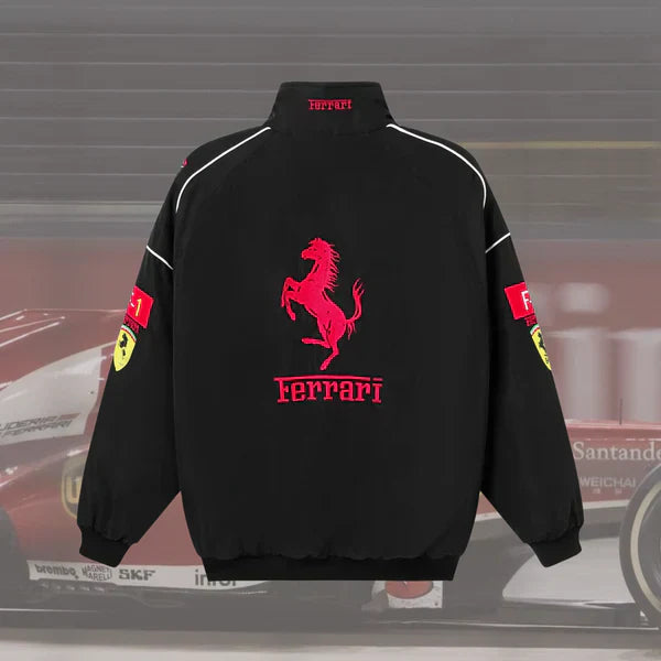 Vintage Motorsport Jacket – Black