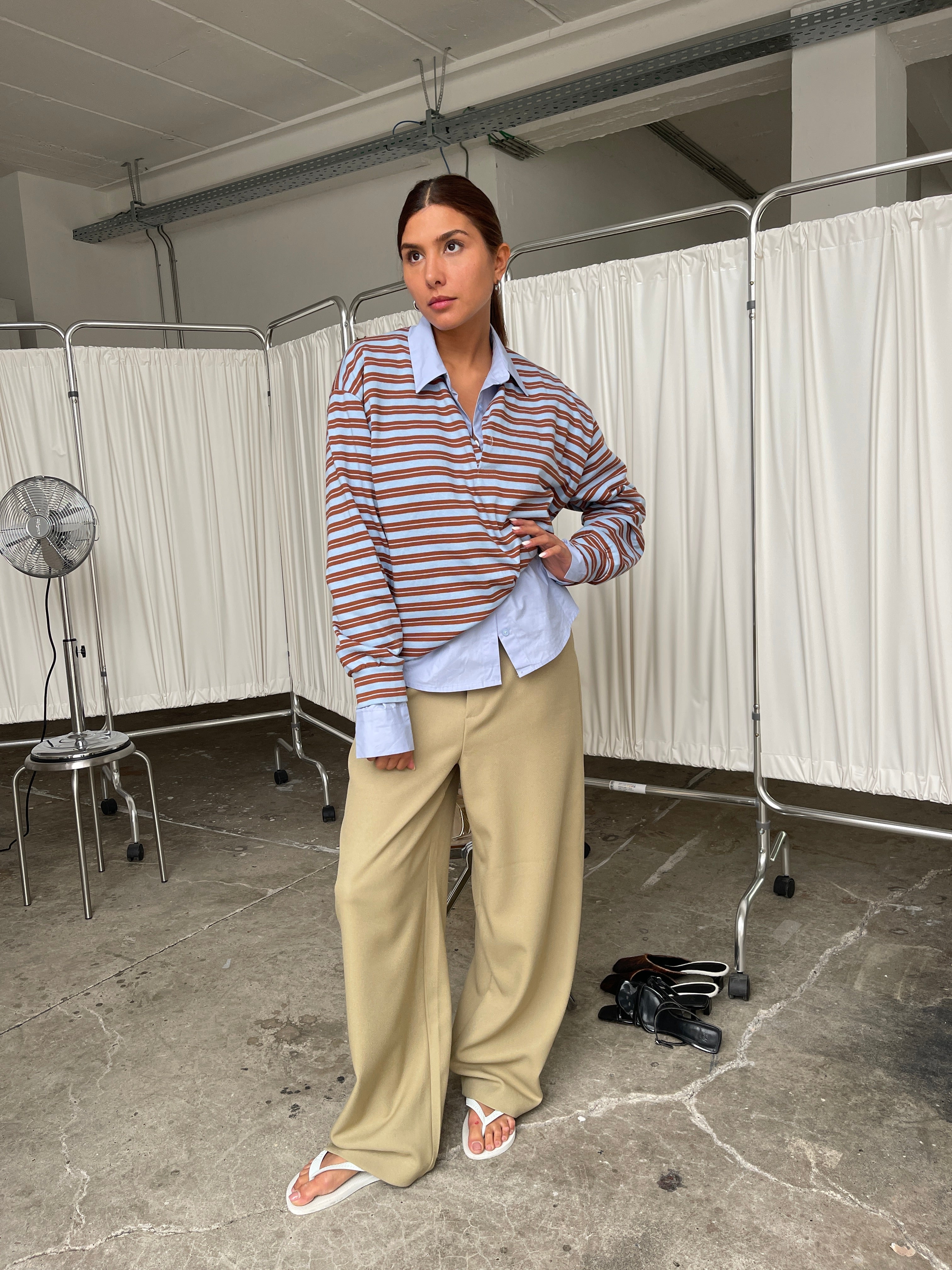 Classic Tailored Pants Camel