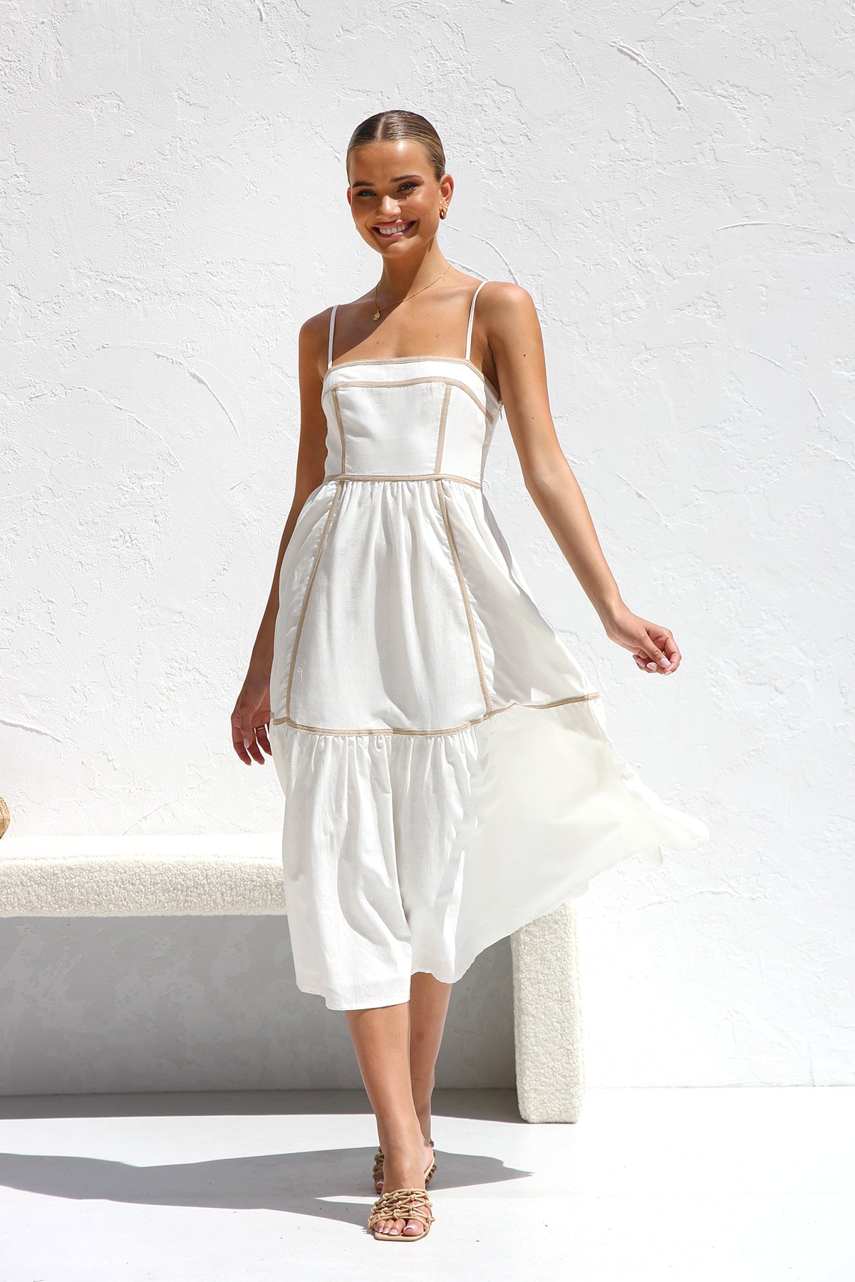 Quincy Dress – White