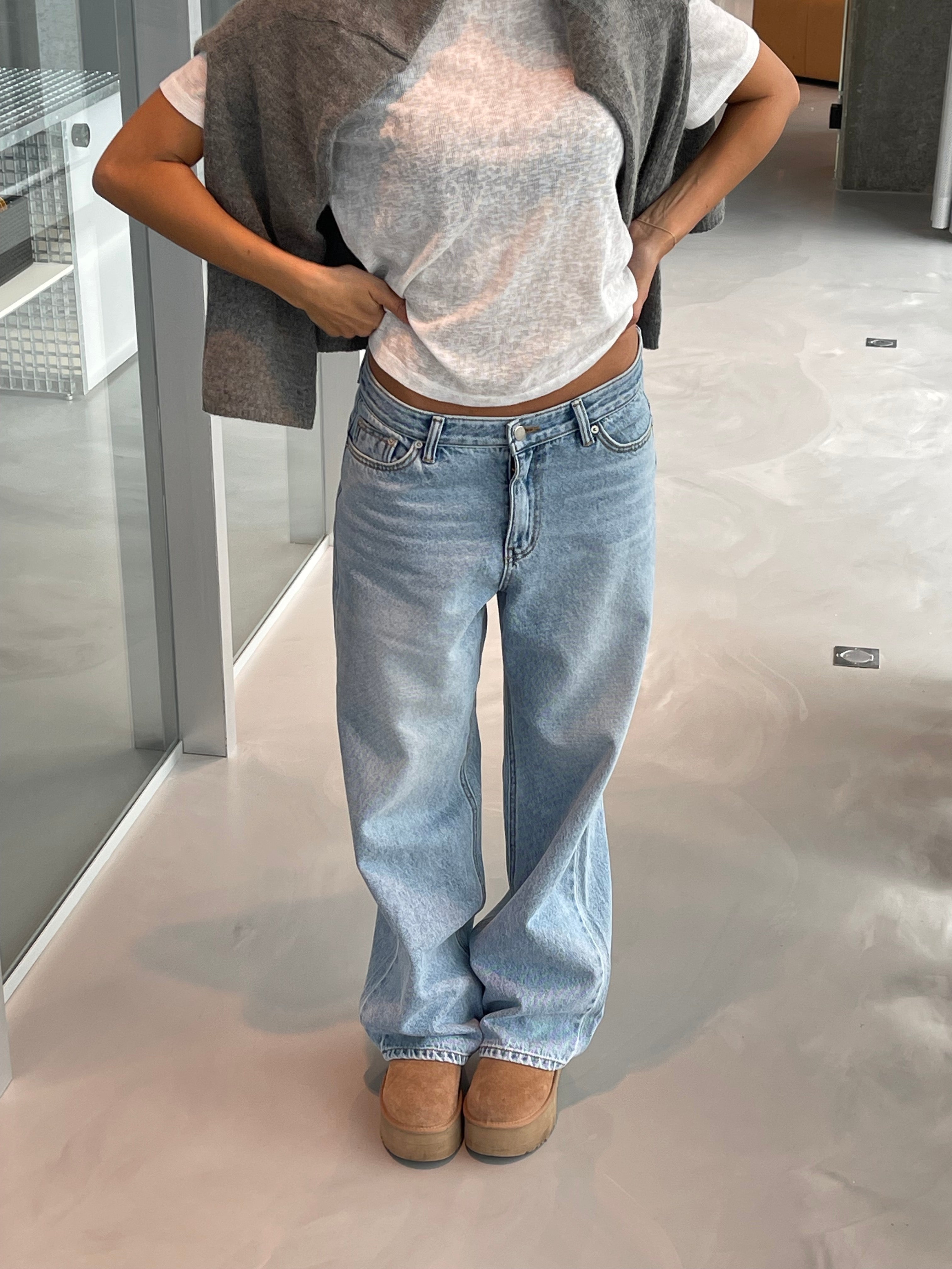 Billie Ray Dad Jeans Hellblau