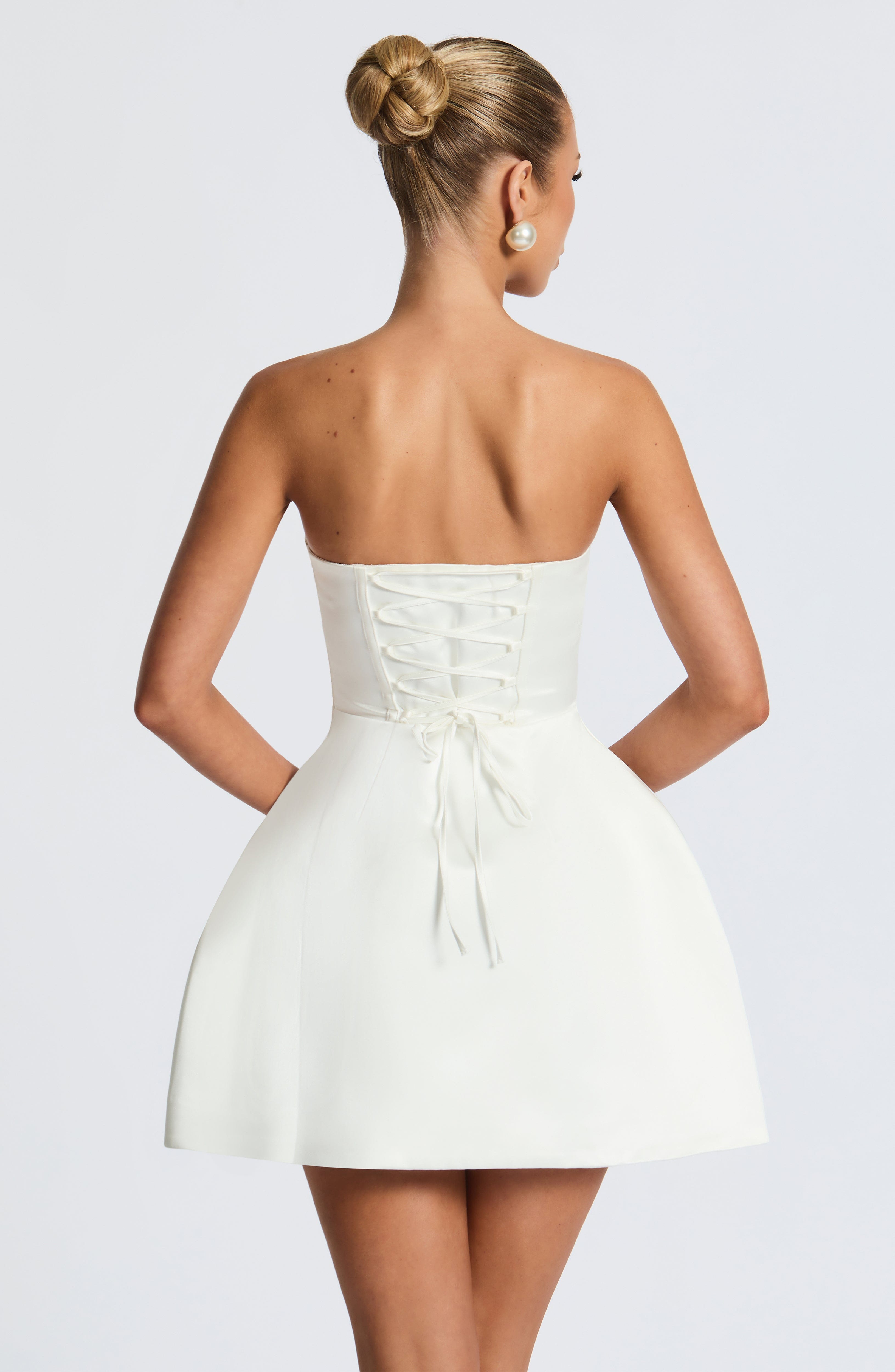 Abbey Mini Dress - Ivory