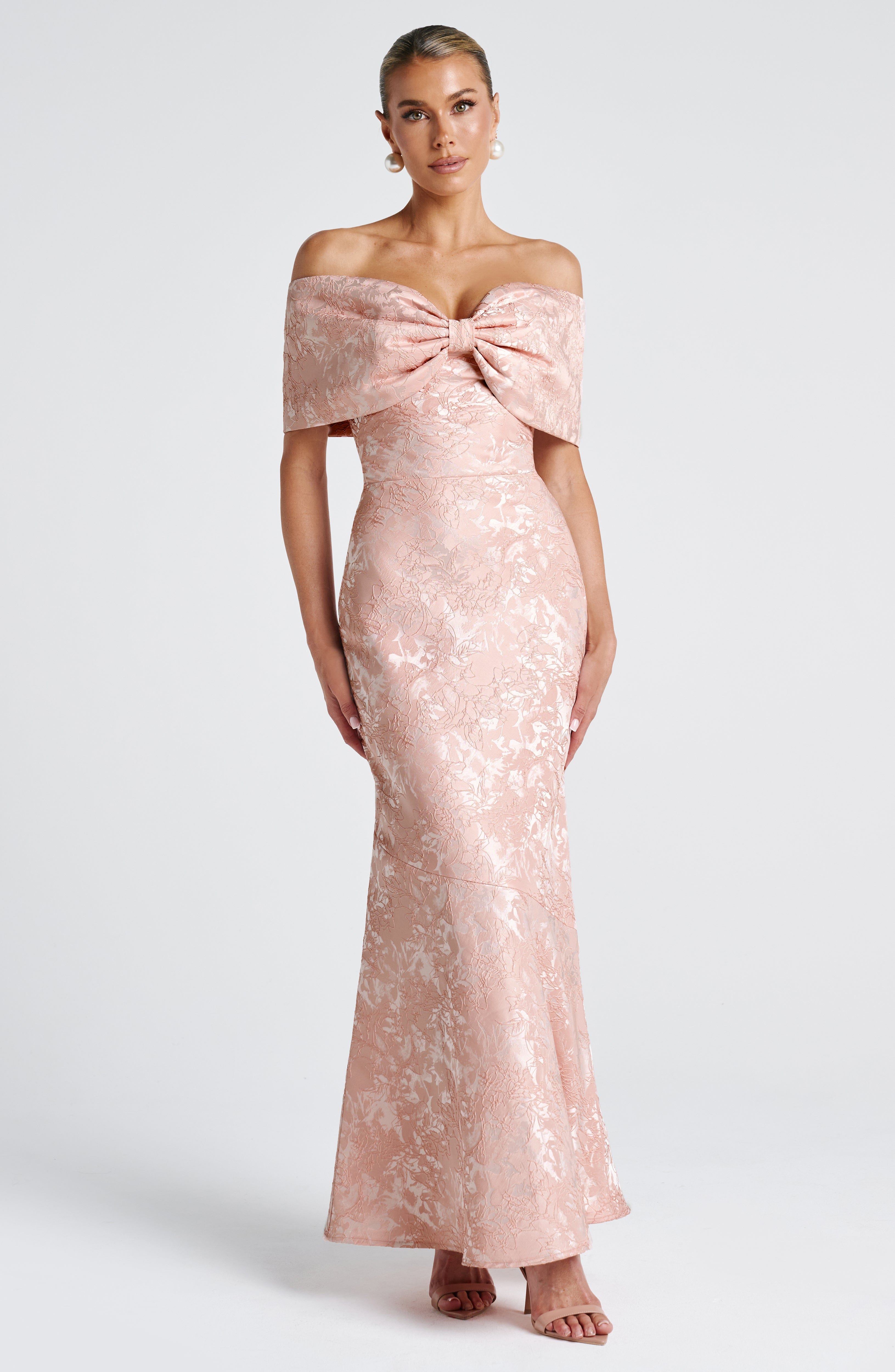 Emberly Maxi Dress - Soft Peach