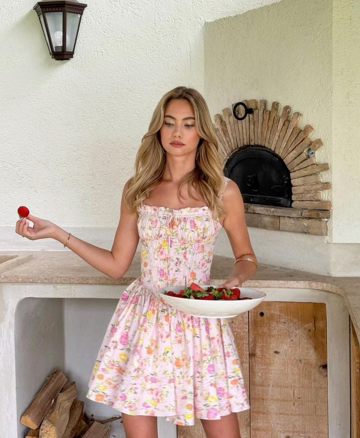 Lynn | Floral Corset Mini Dress