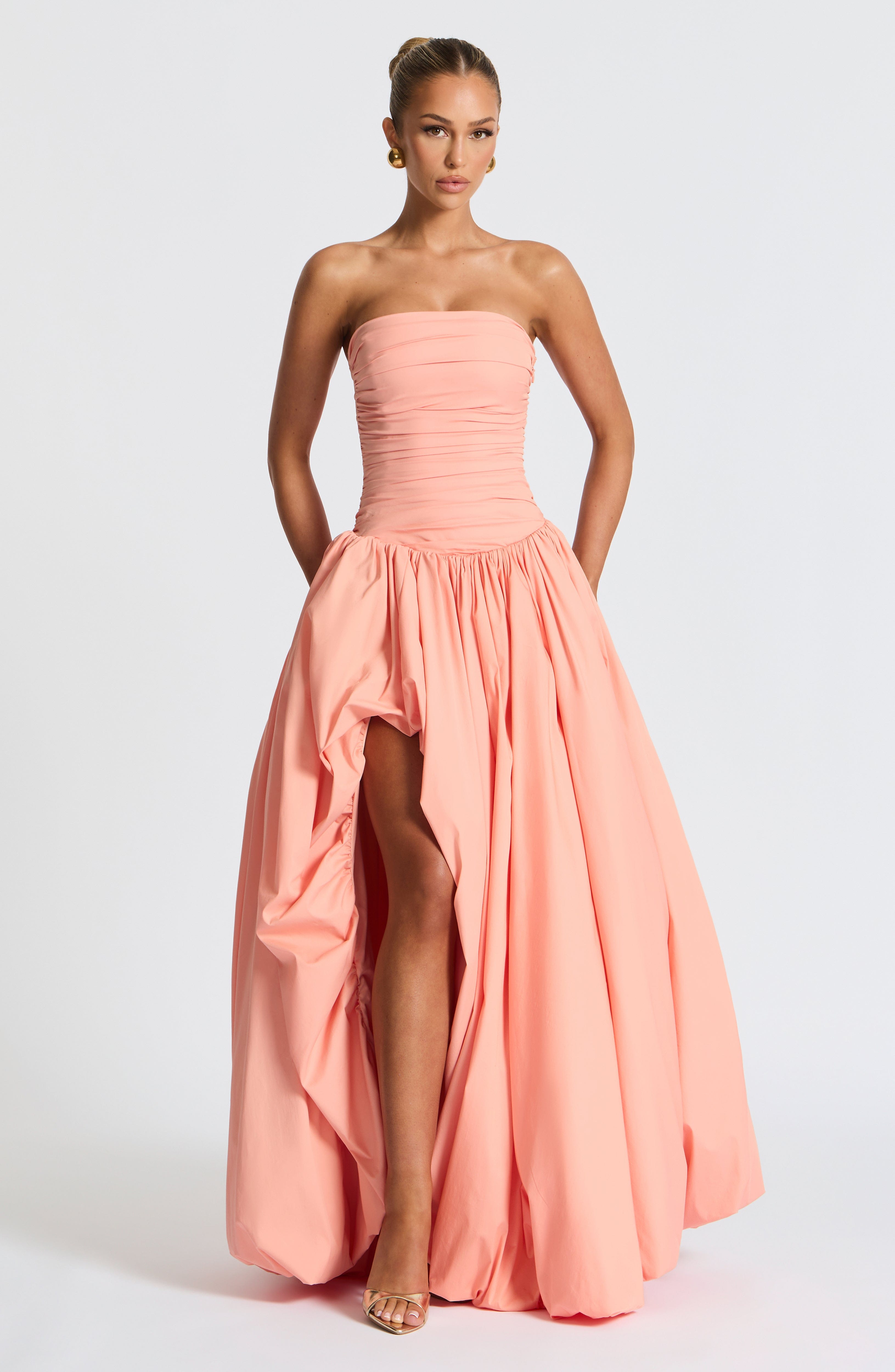 Jillian Maxi Dress - Peach