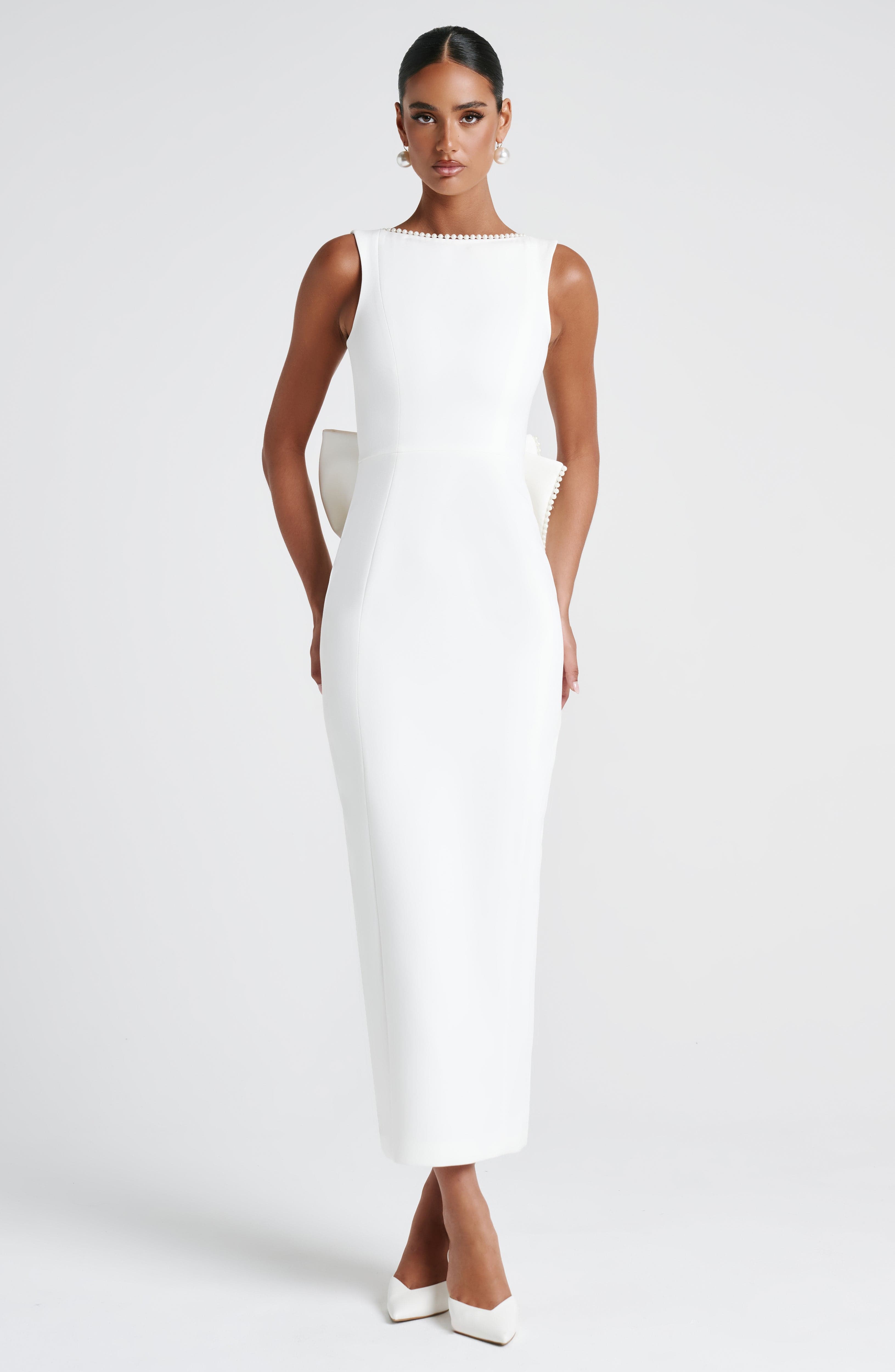 Lana Midaxi Dress - Ivory