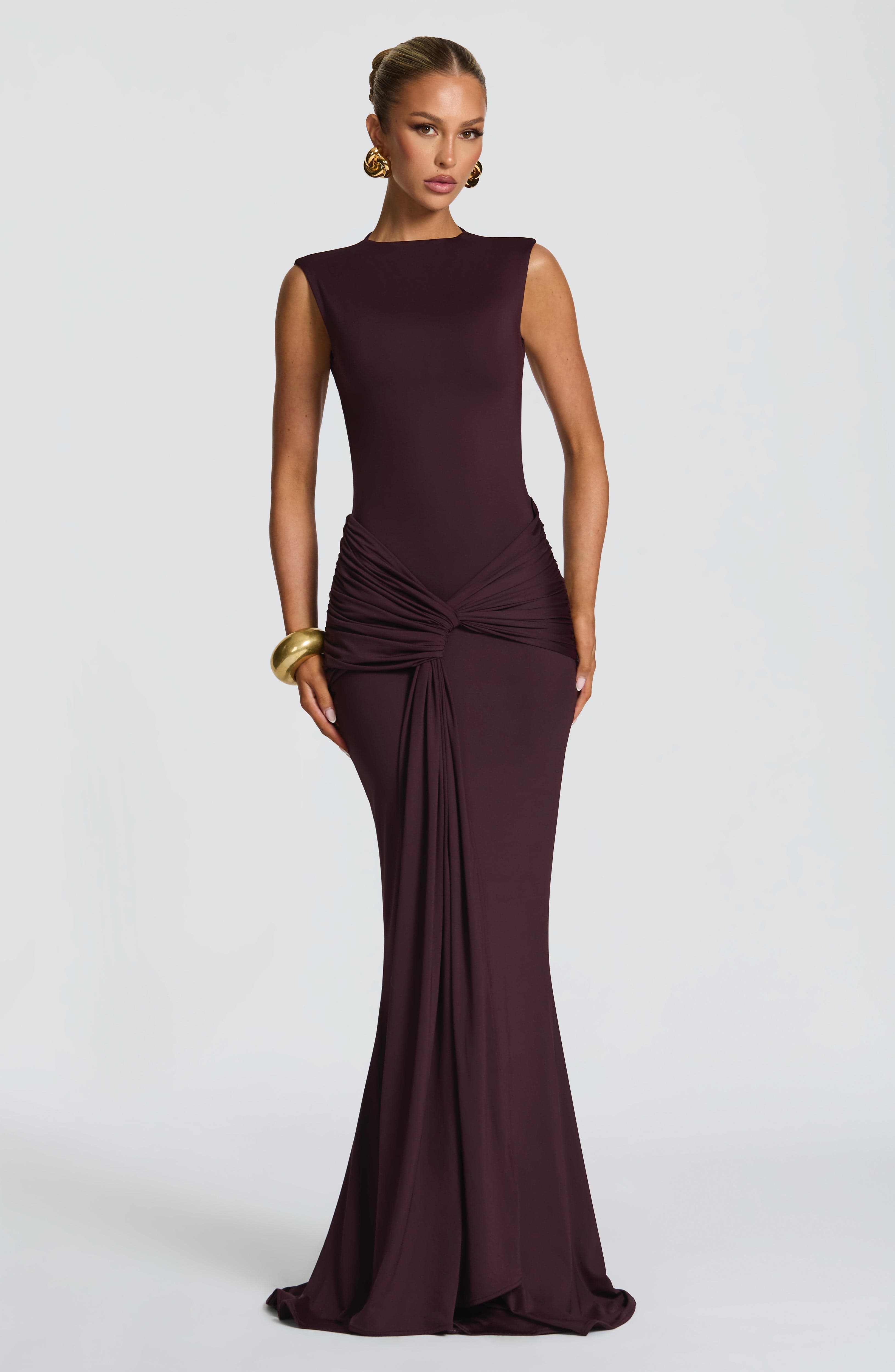 Lorenza Maxi Dress - Plum