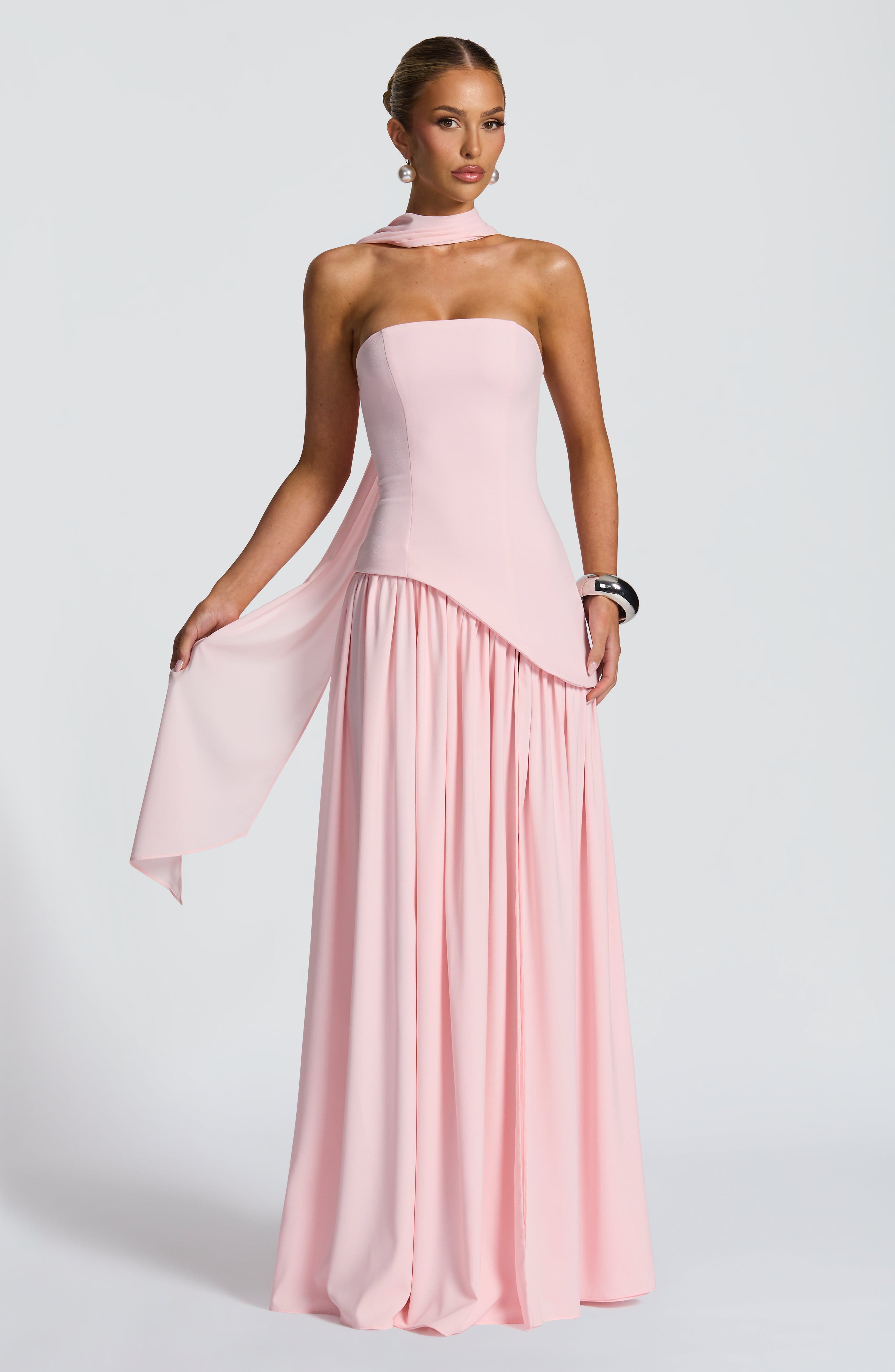 Maliyah Maxi Dress - Blush
