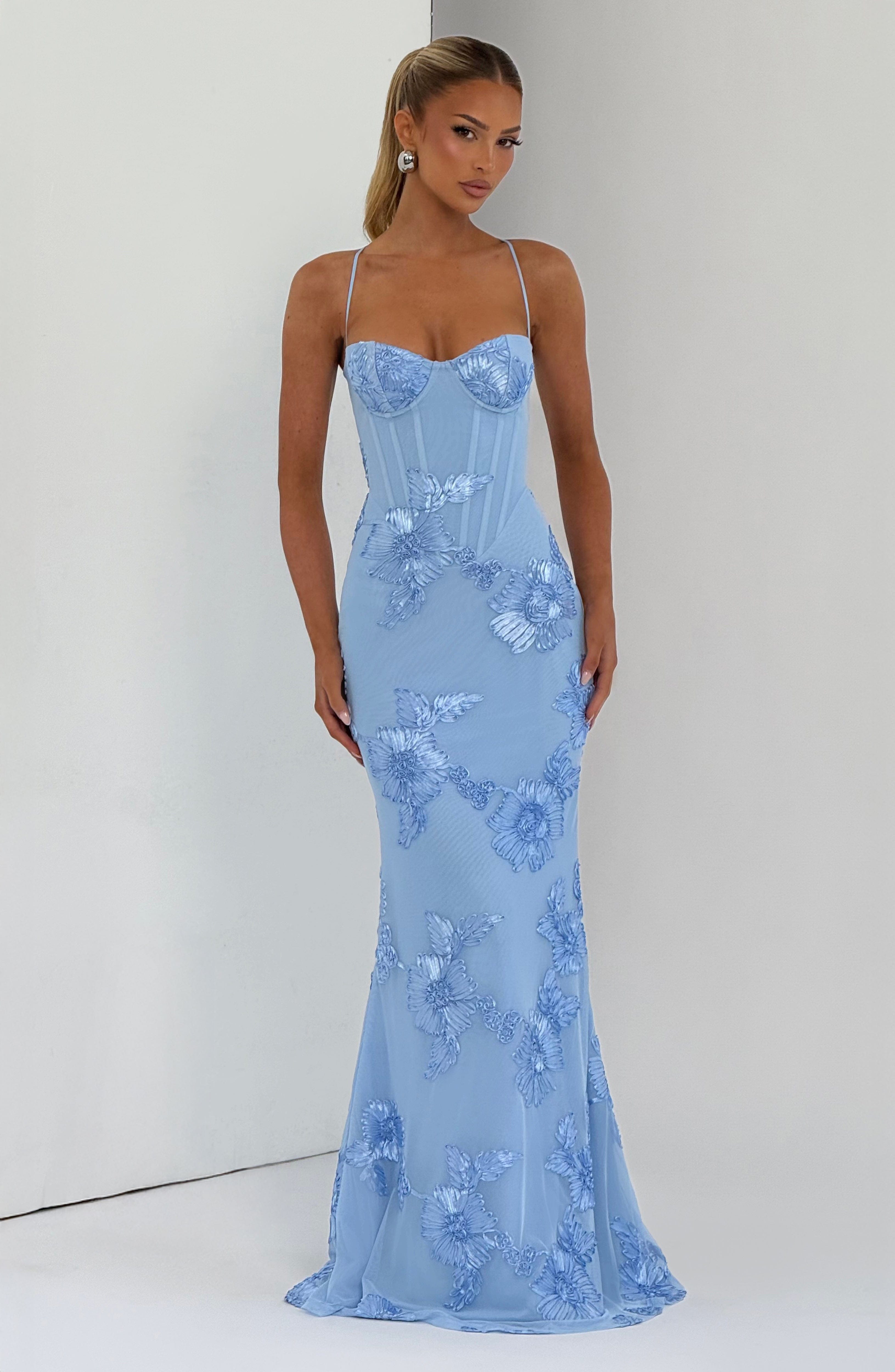 Nefertiti Maxi Dress - Glacier Blue
