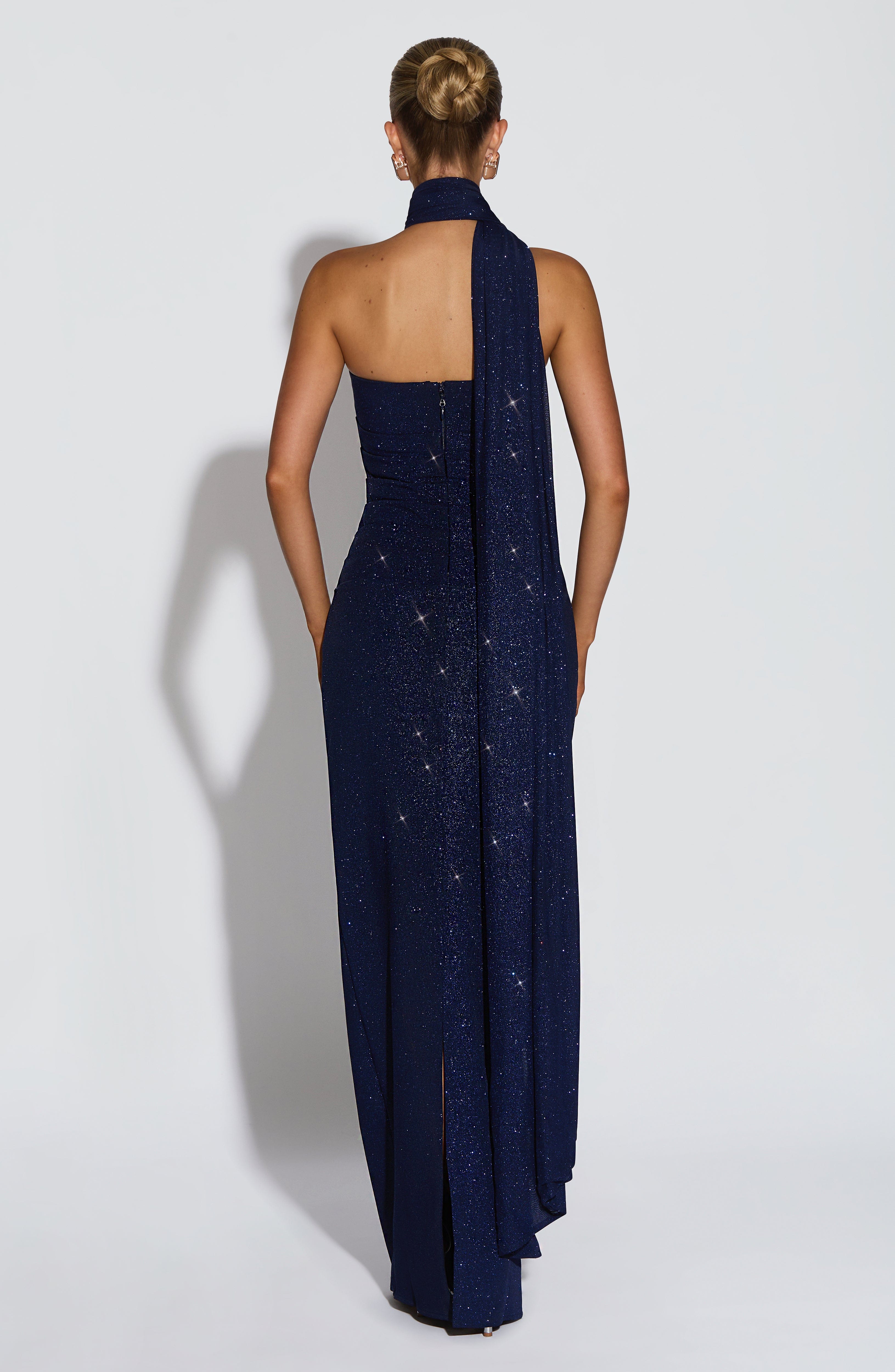 Pandra Maxi Dress - Navy Sparkle