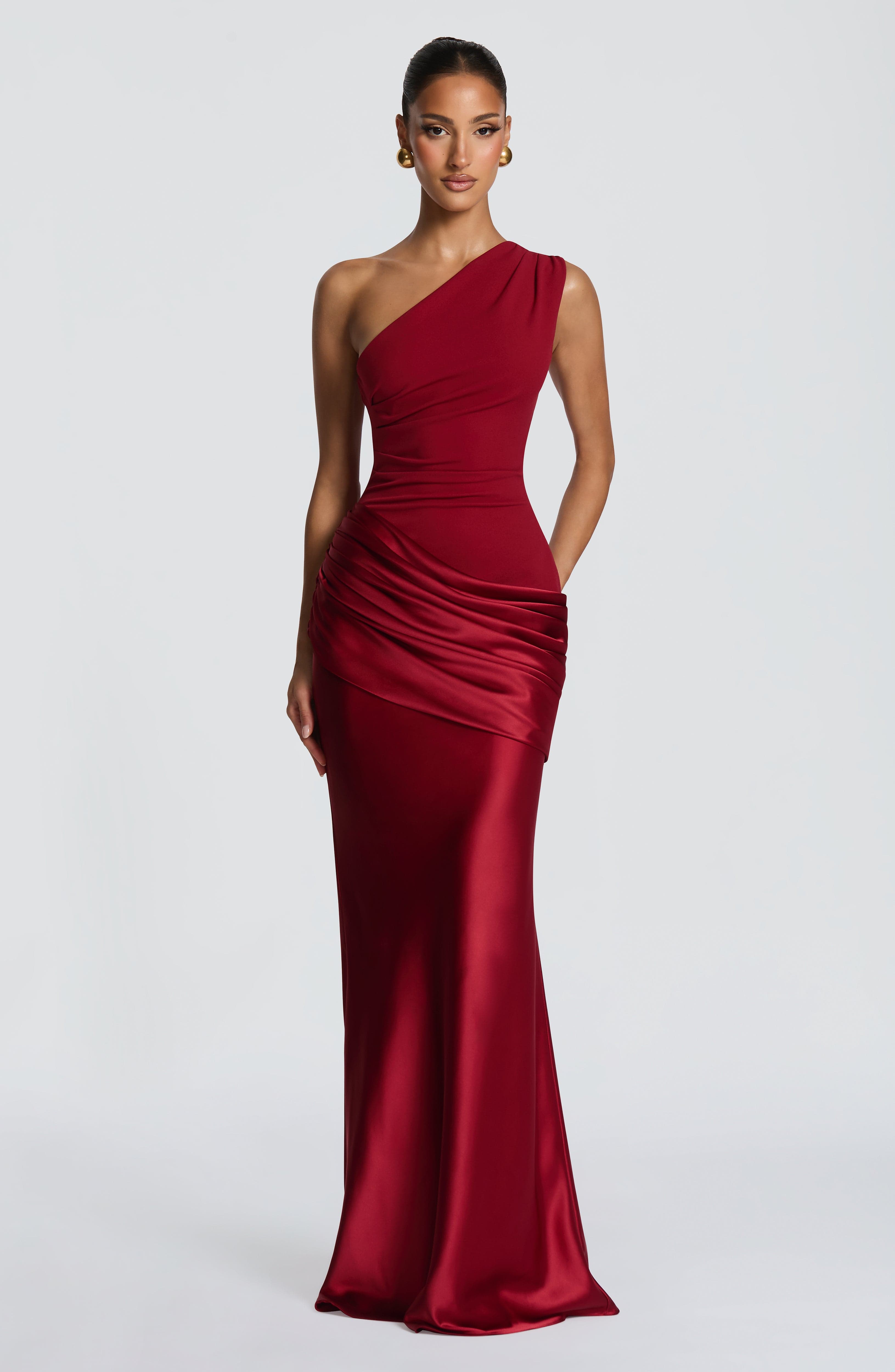 Sadona Maxi Dress - Deep Red