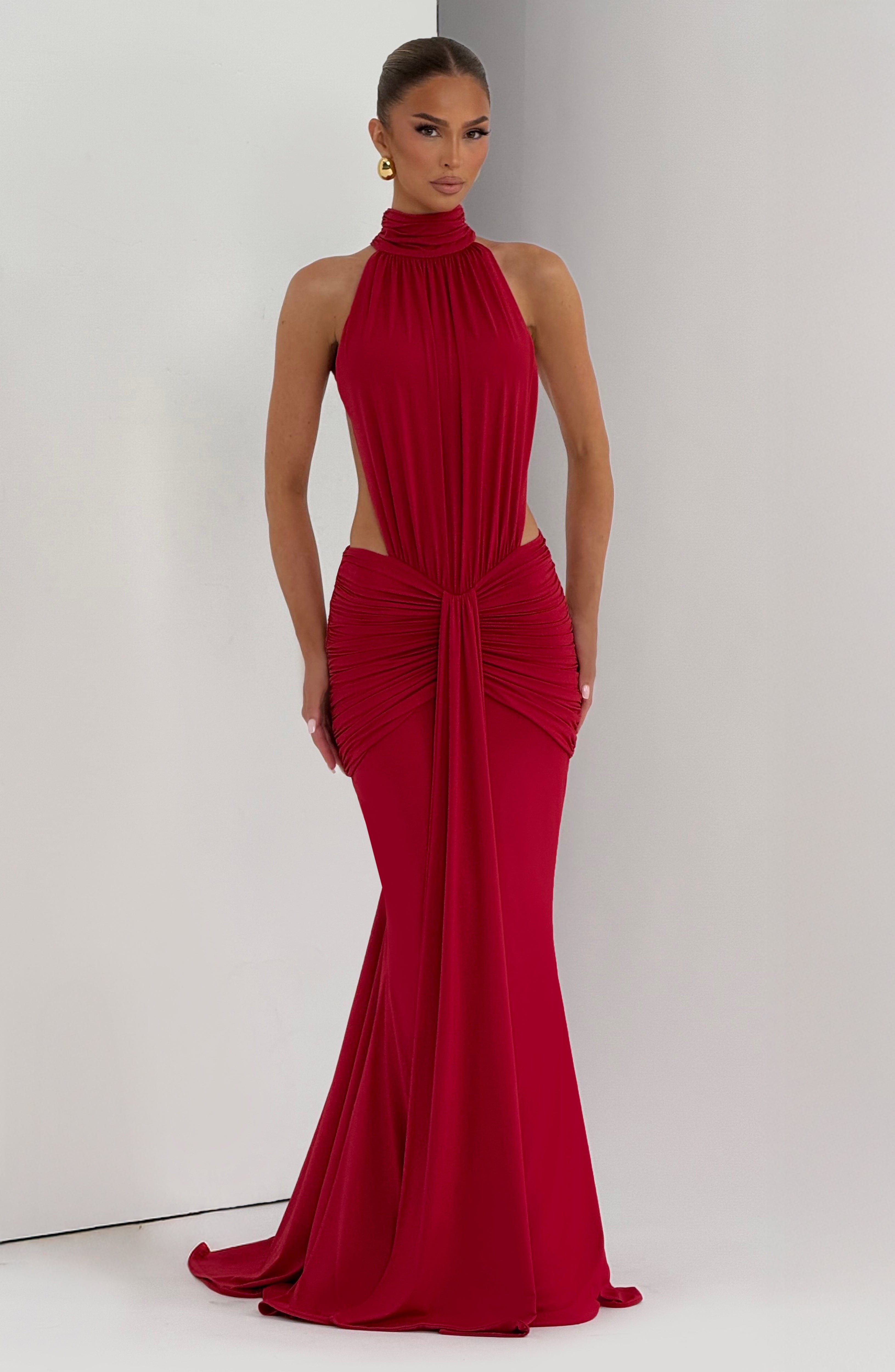 Thekla Maxi Dress - Red