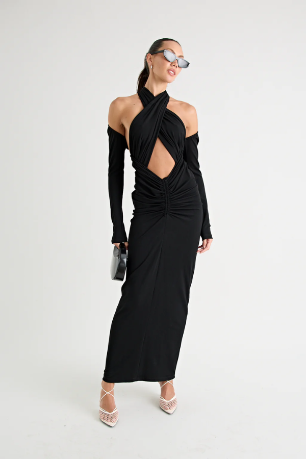 Victoria Maxi Dress Black