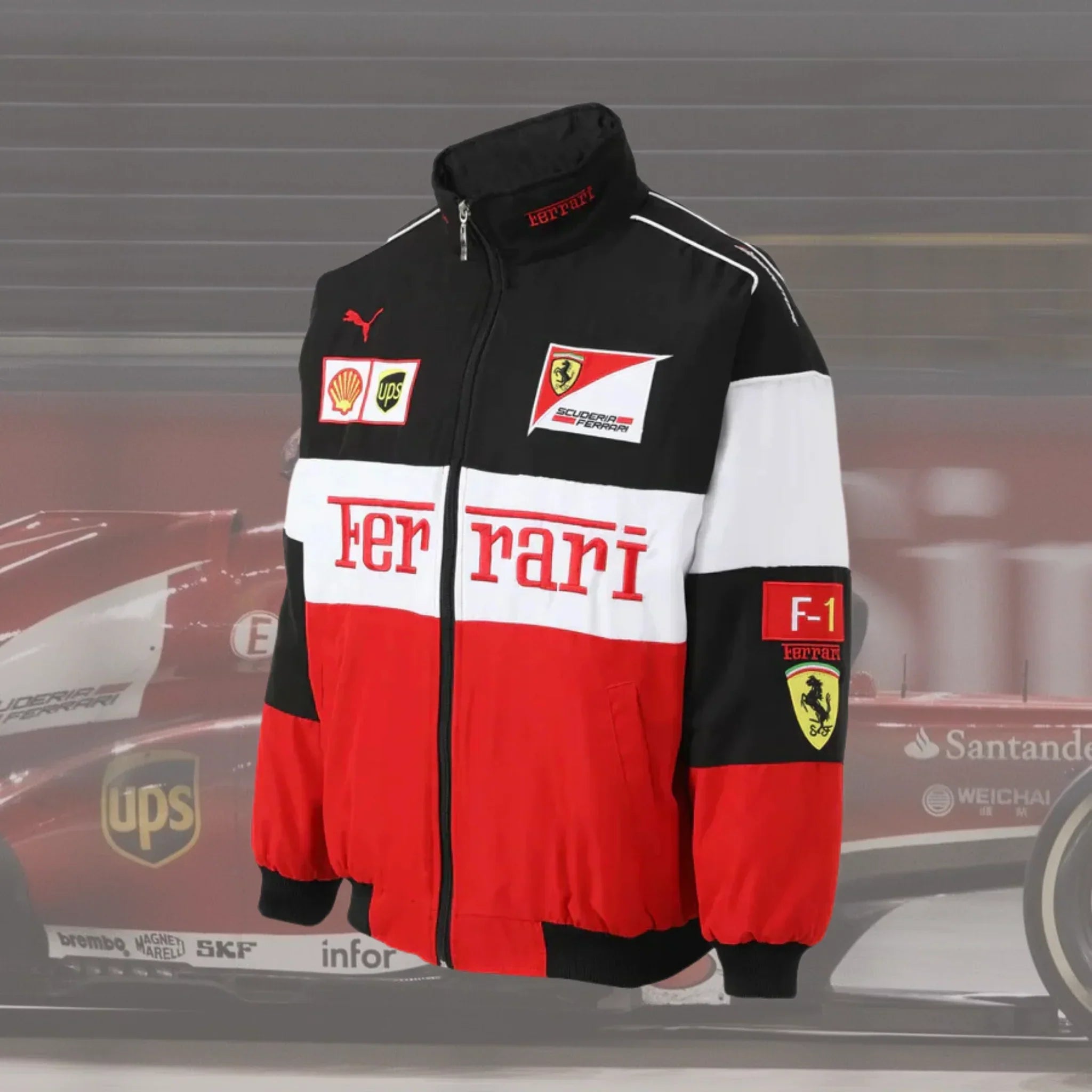 Vintage Motorsport Jacket – White