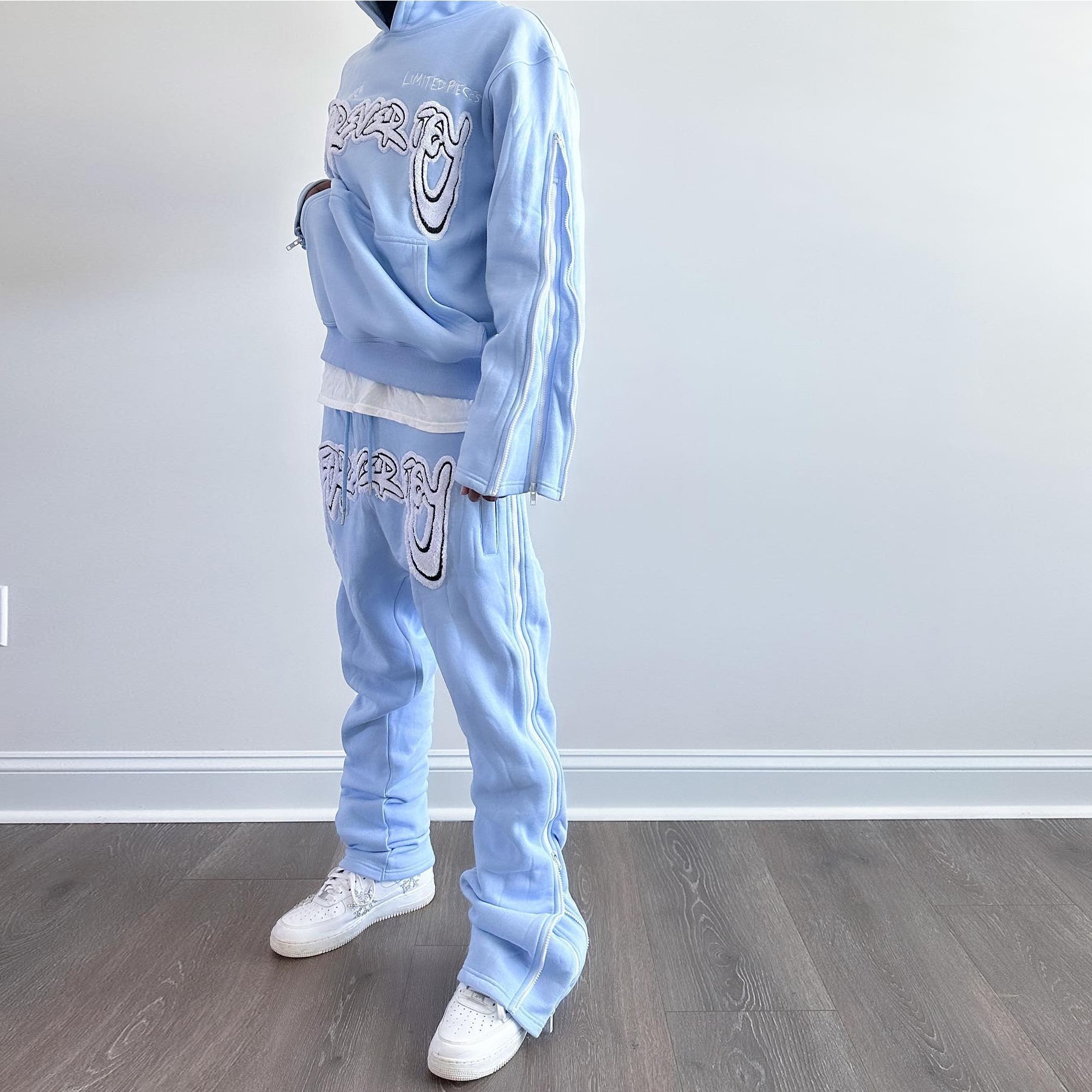 Set Printed Hoodie and Pants