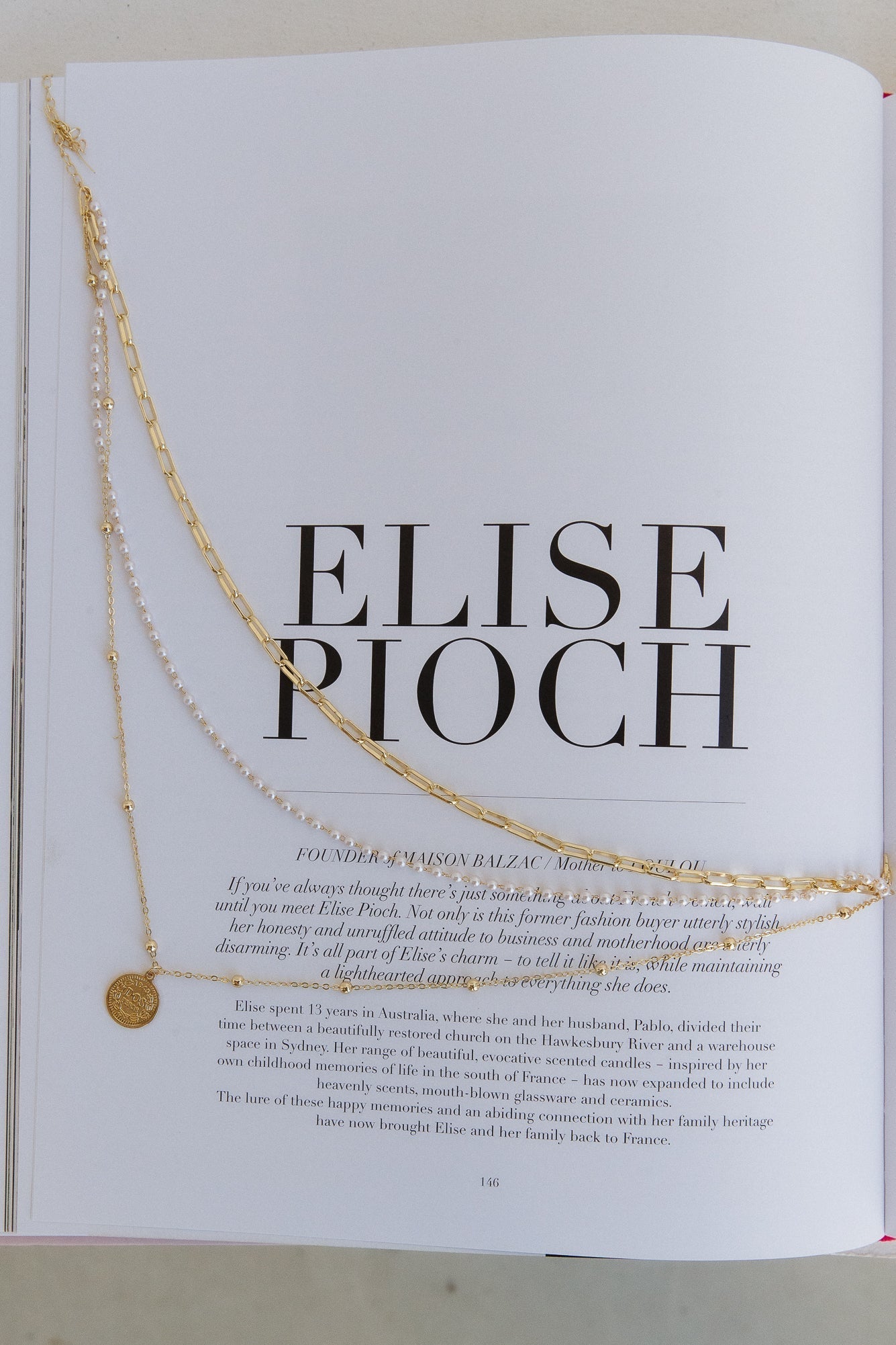 „Let it Brew“-Halskette, Gold