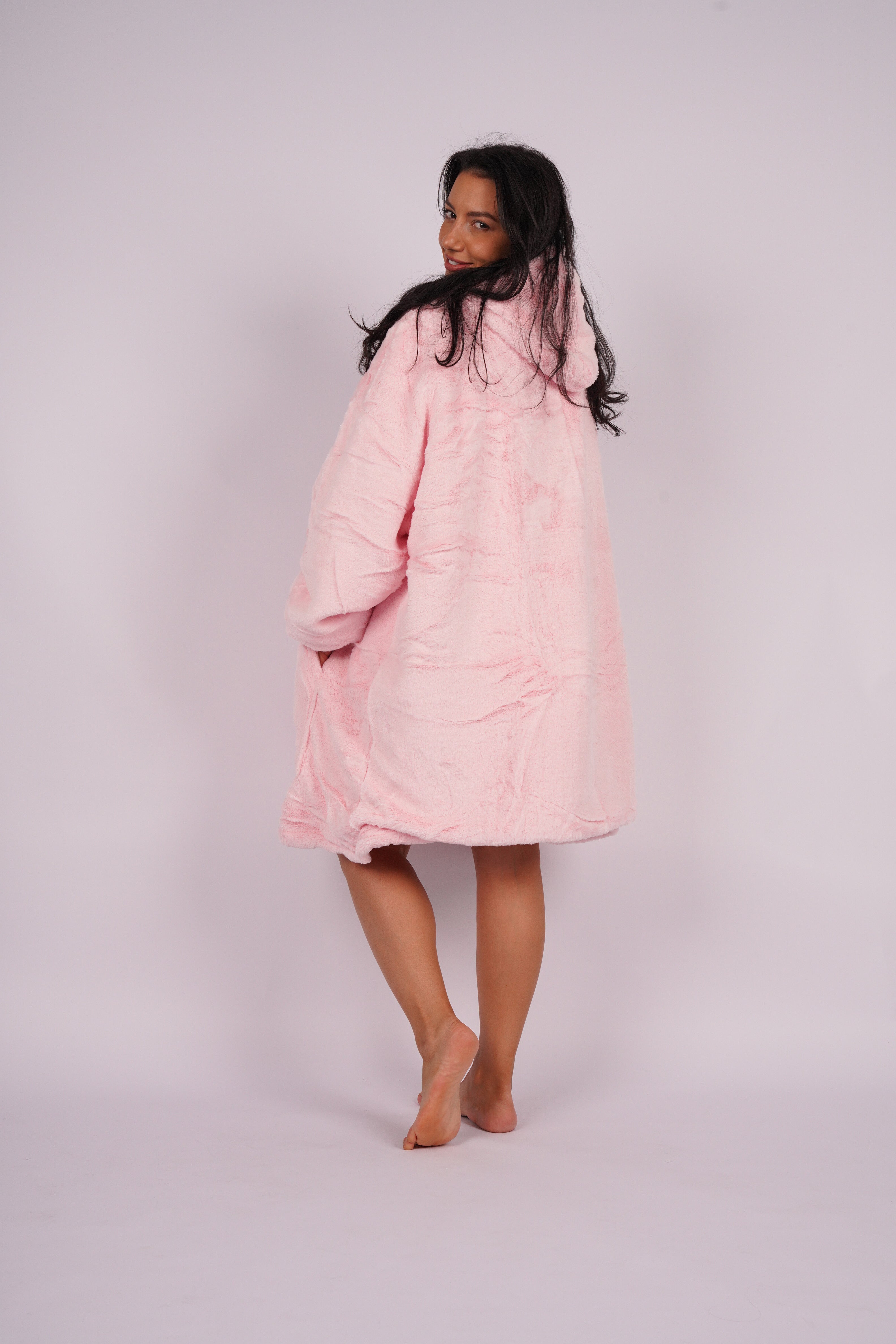 Blanket Hoodie Blush