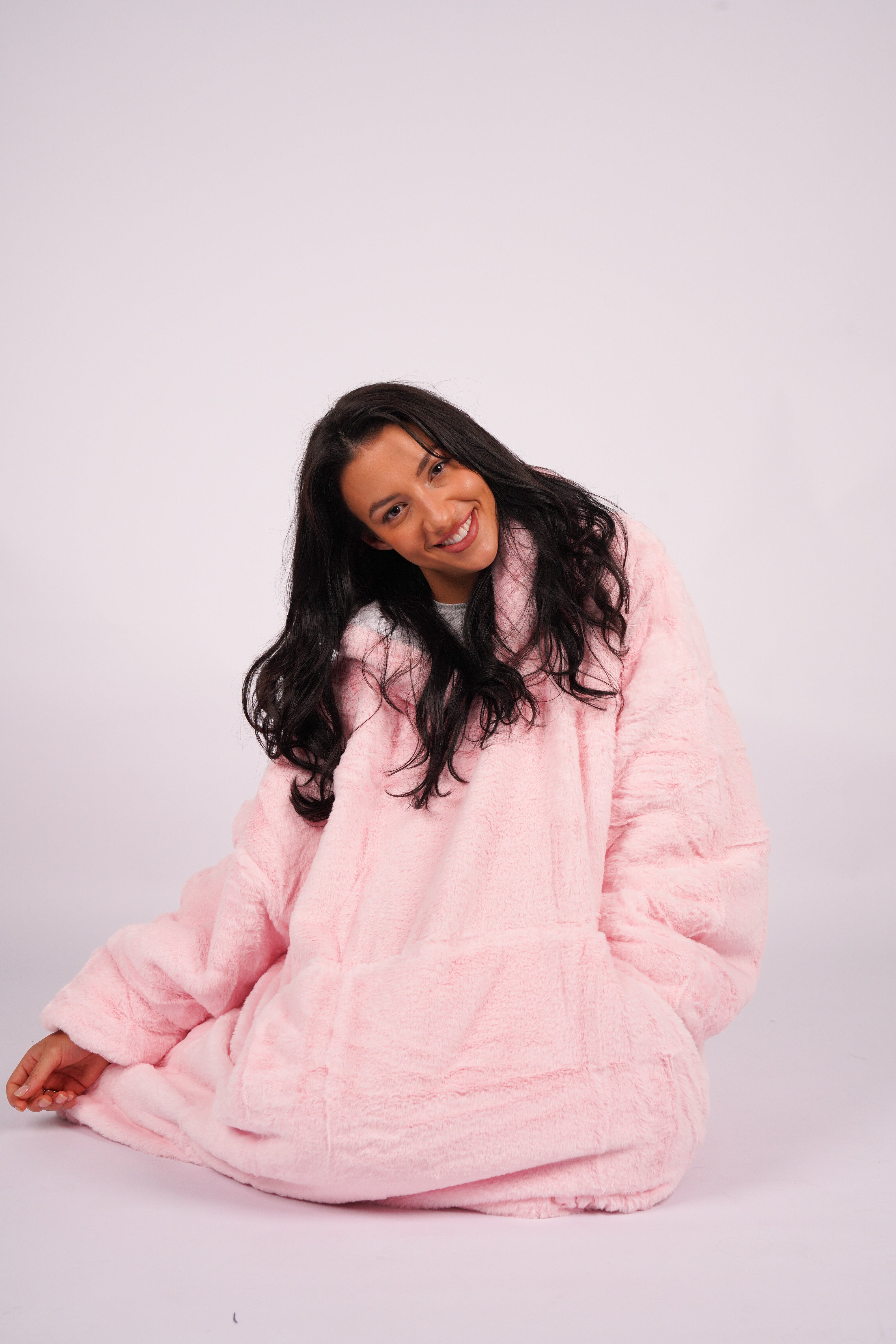 Blanket Hoodie Blush