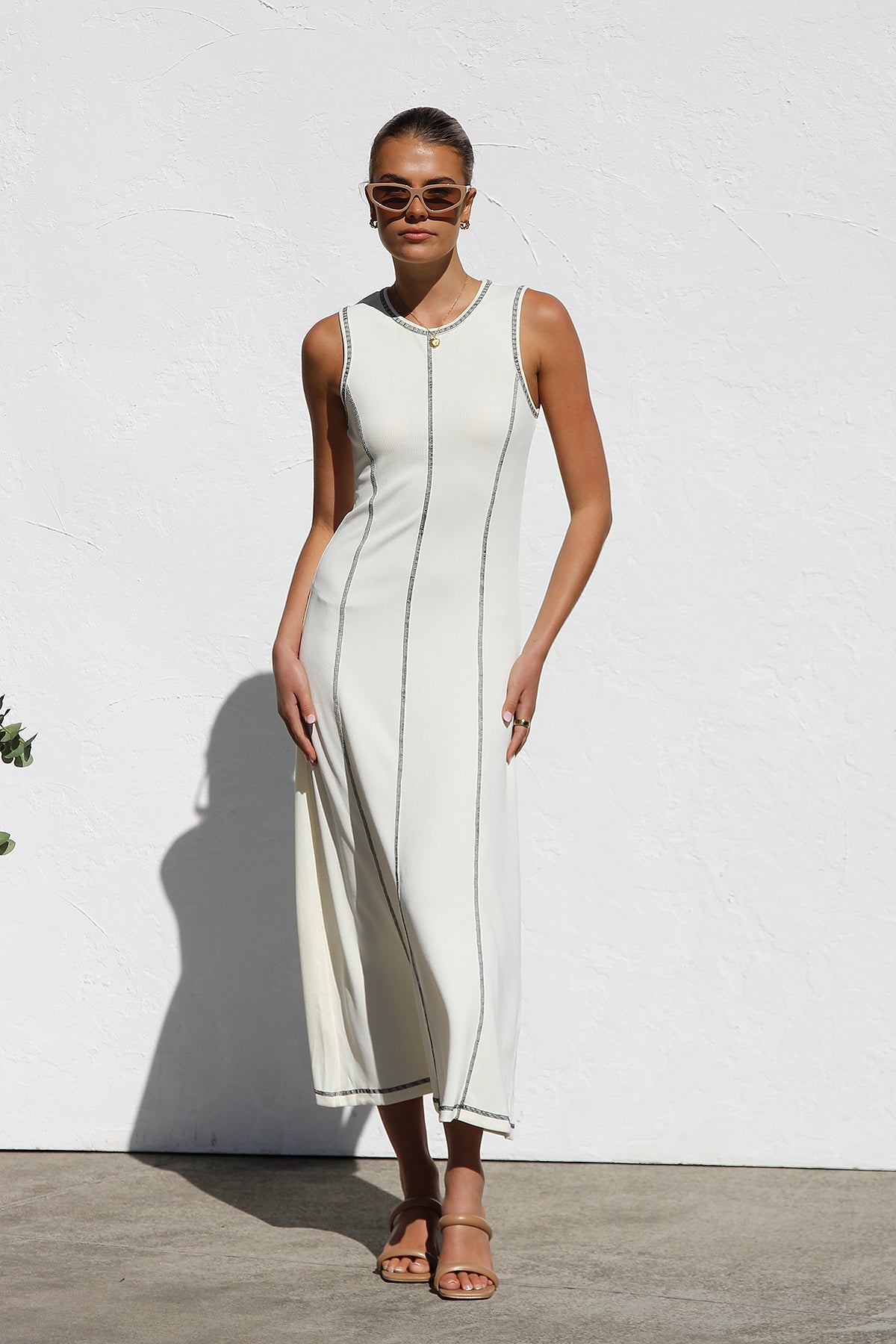 Ariana Maxi Dress – Cream