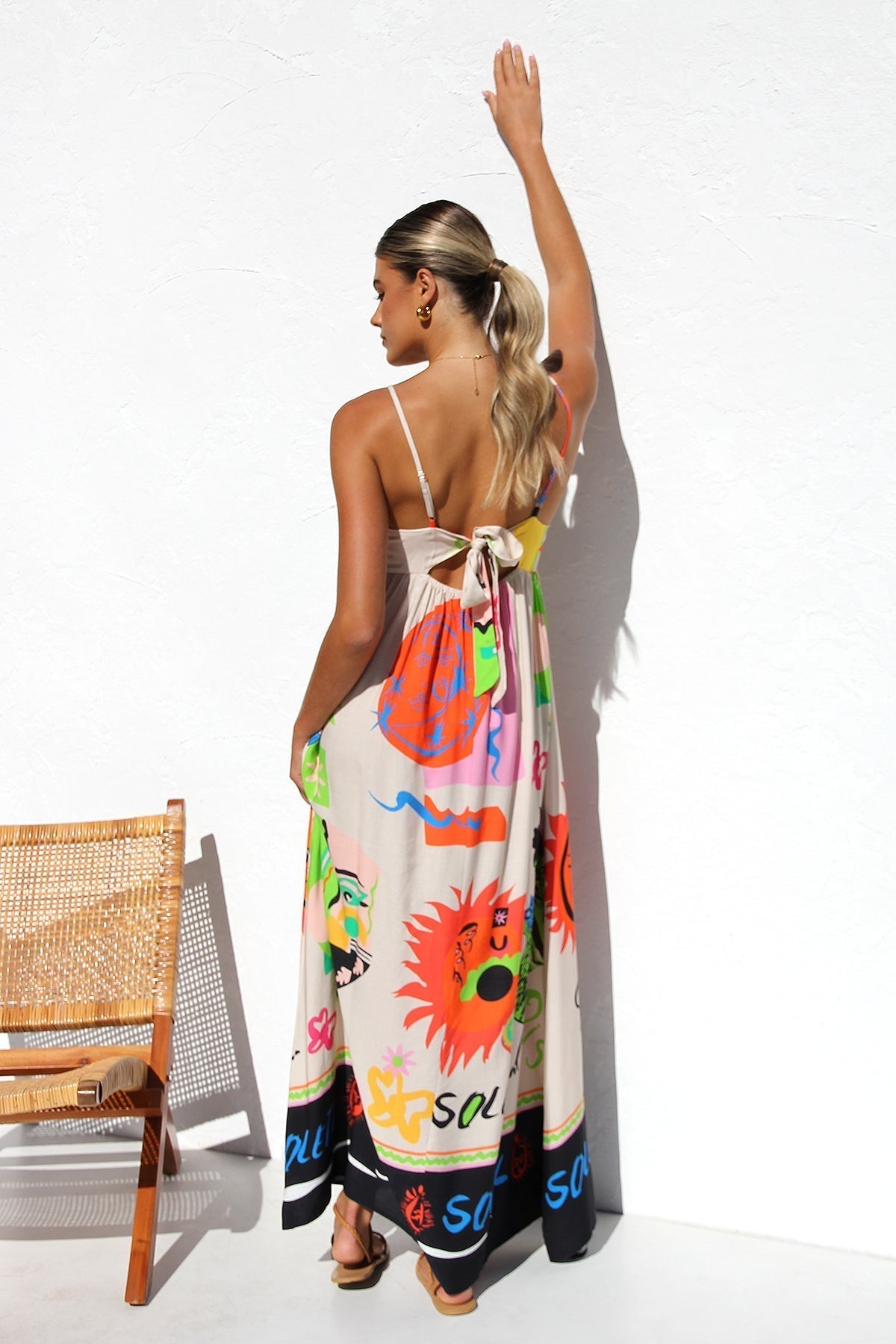 Dasha Maxi Dress – Orange Multi