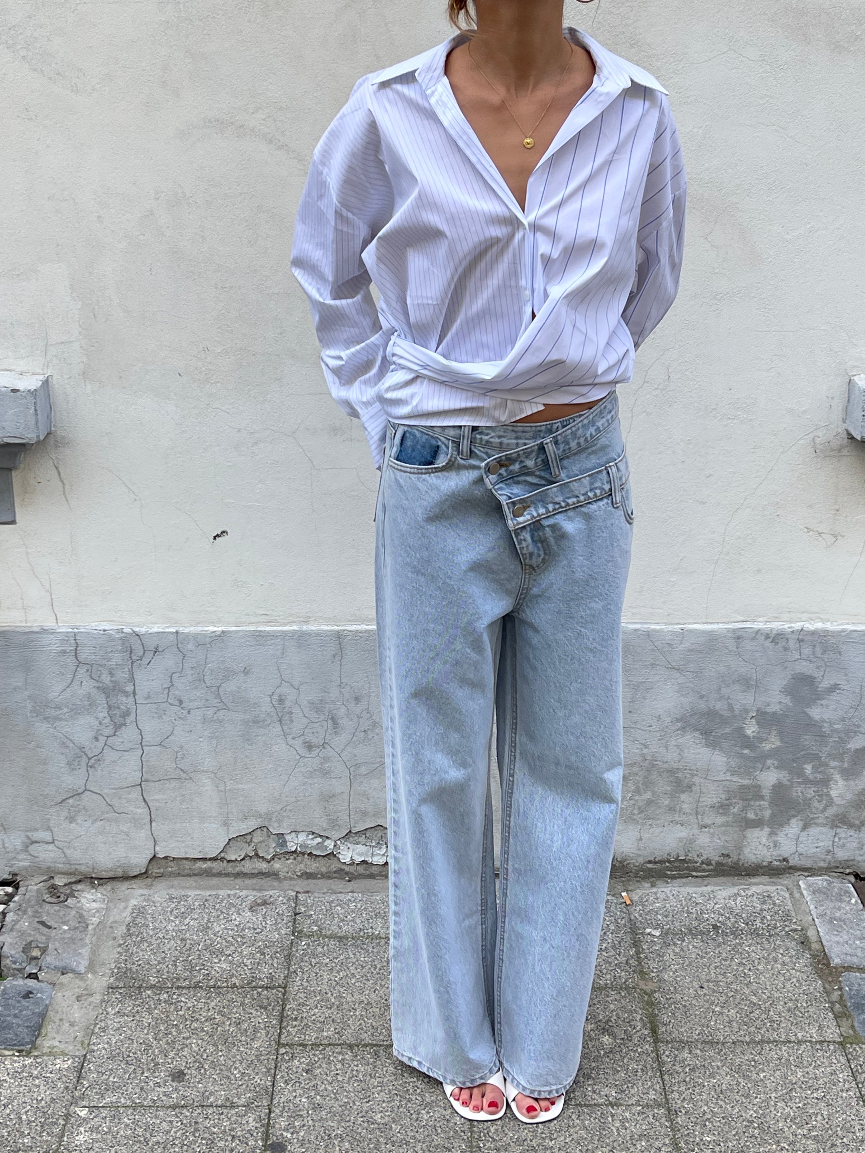 Criss Cross Jeans Light Blue