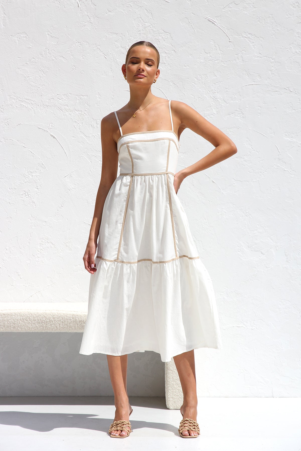 Quincy Dress – White