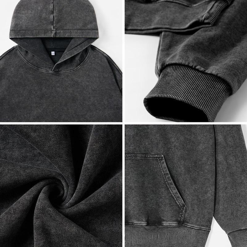 Kapuzenpullover im Senna-Look (gewaschen)