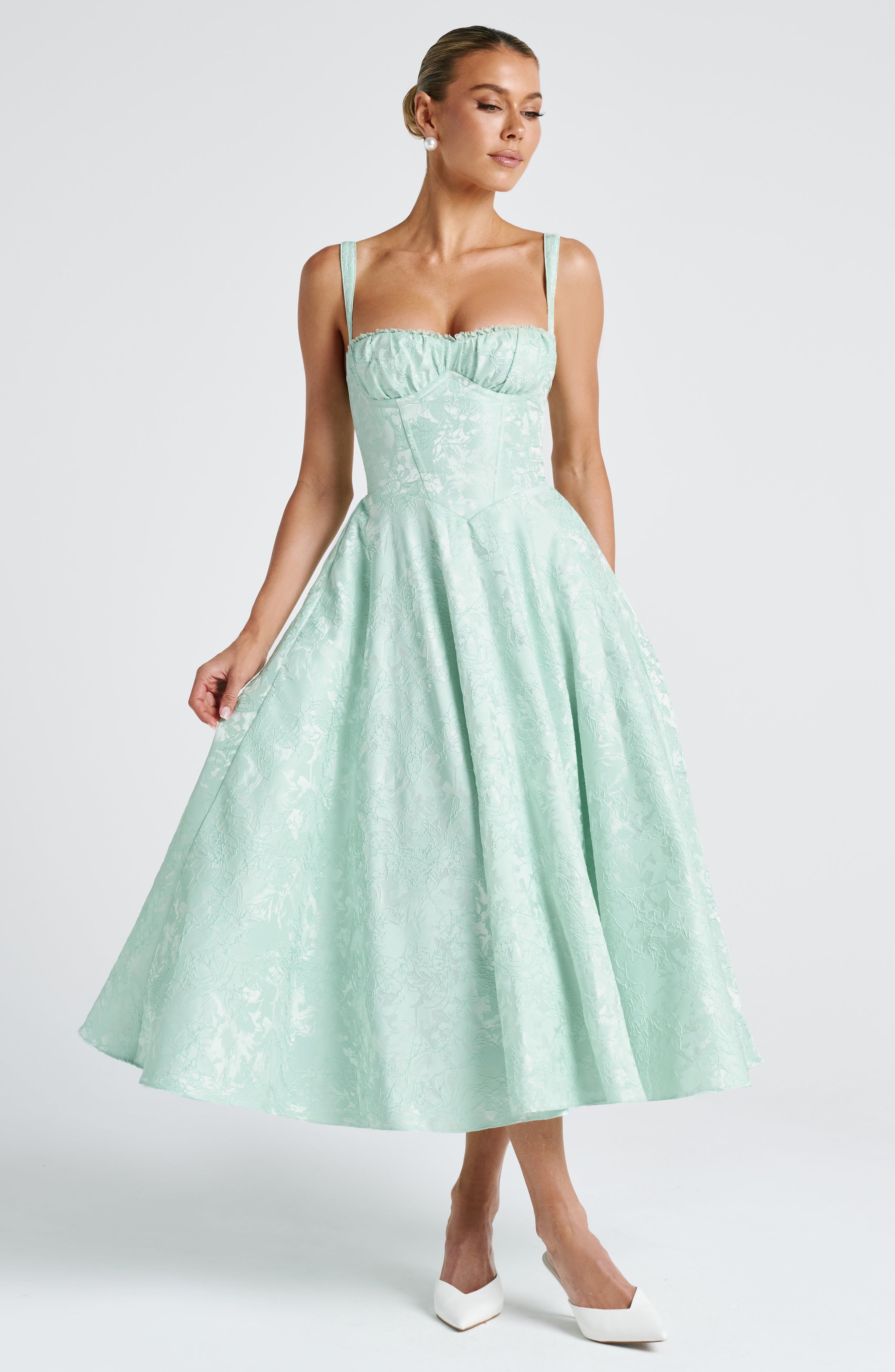 Amity Midi Dress - Mint