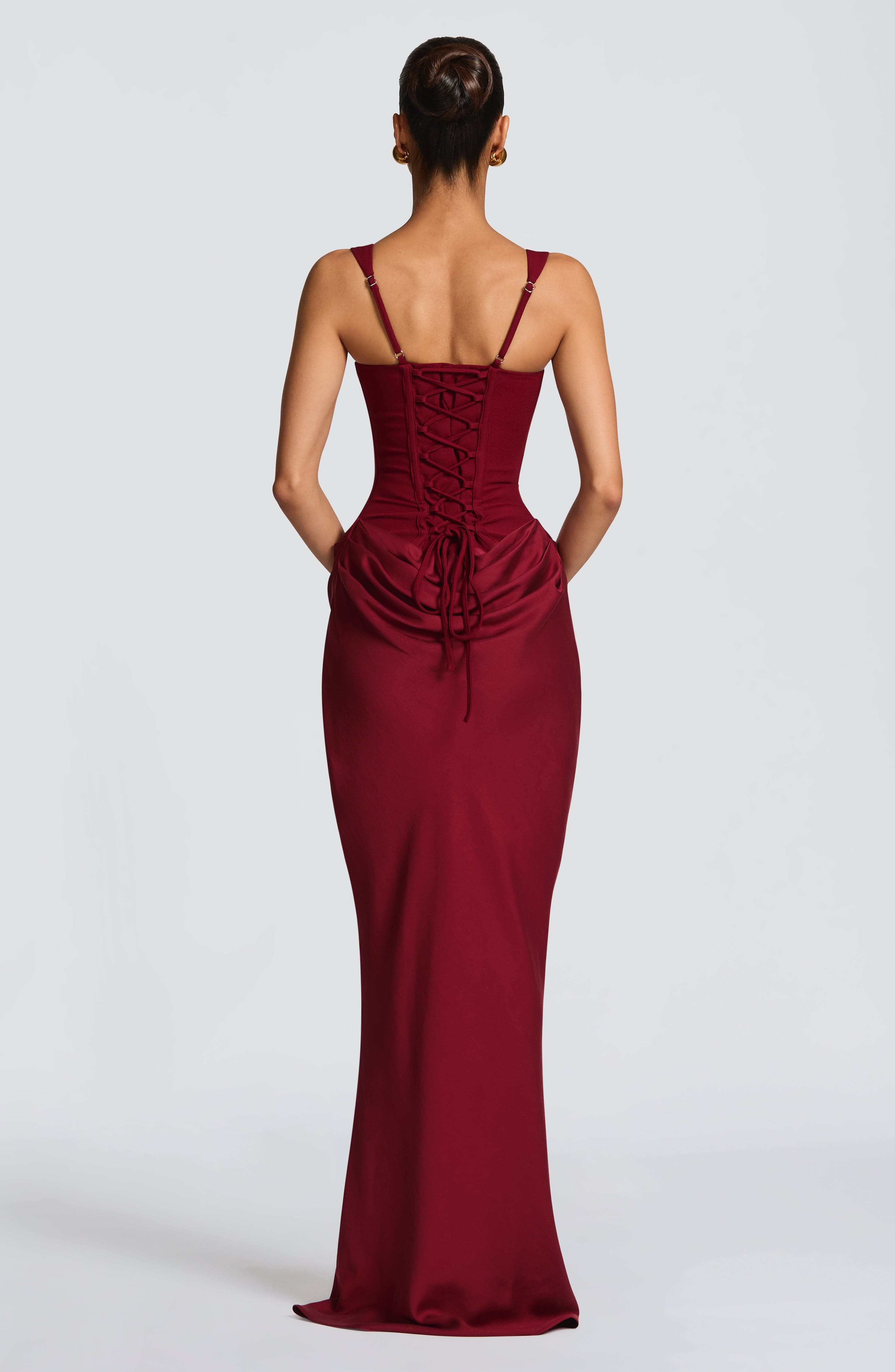 Cornelia Maxi Dress - Burgundy