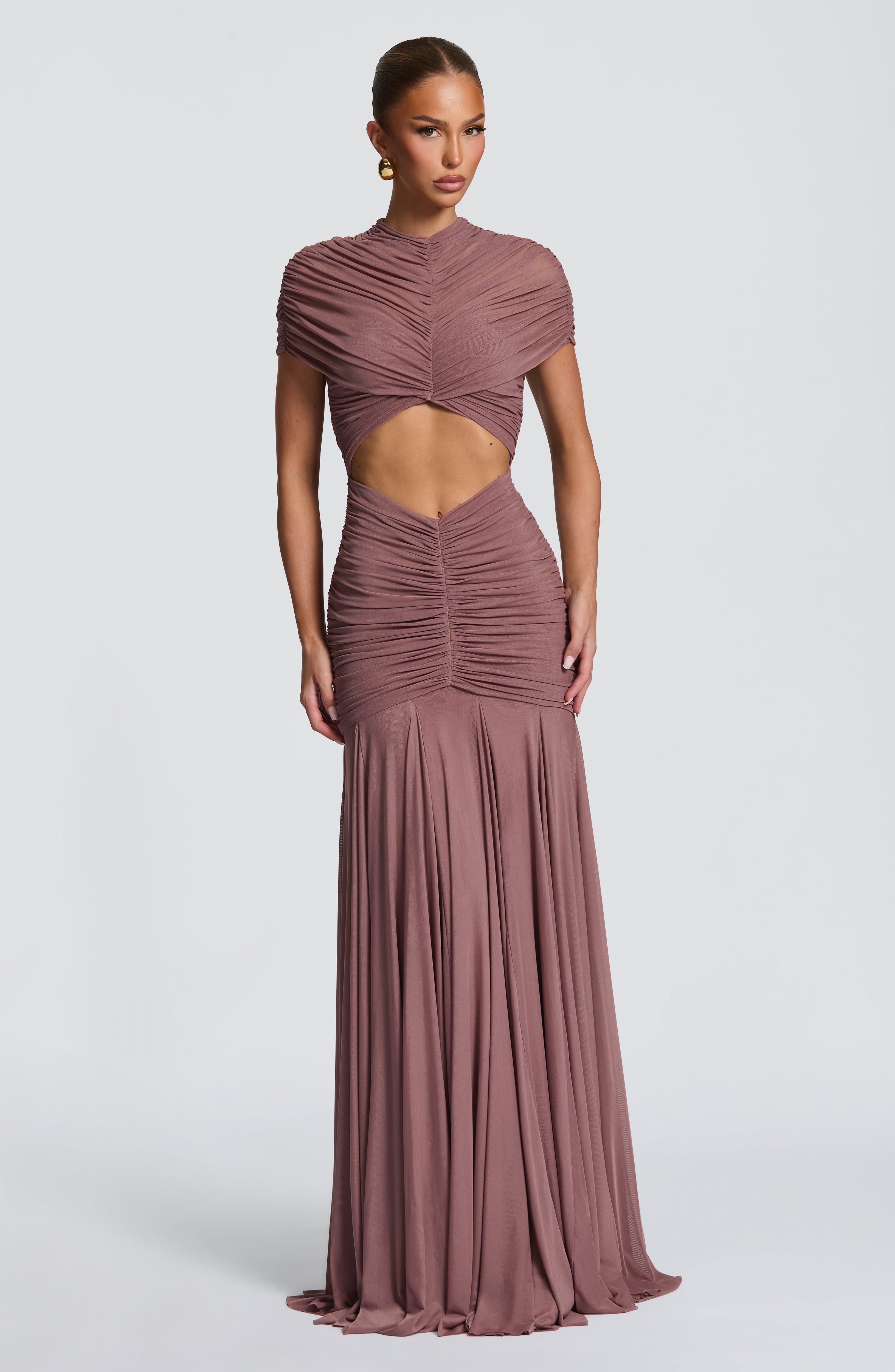 Jaya Maxi Dress - Dusty Rose