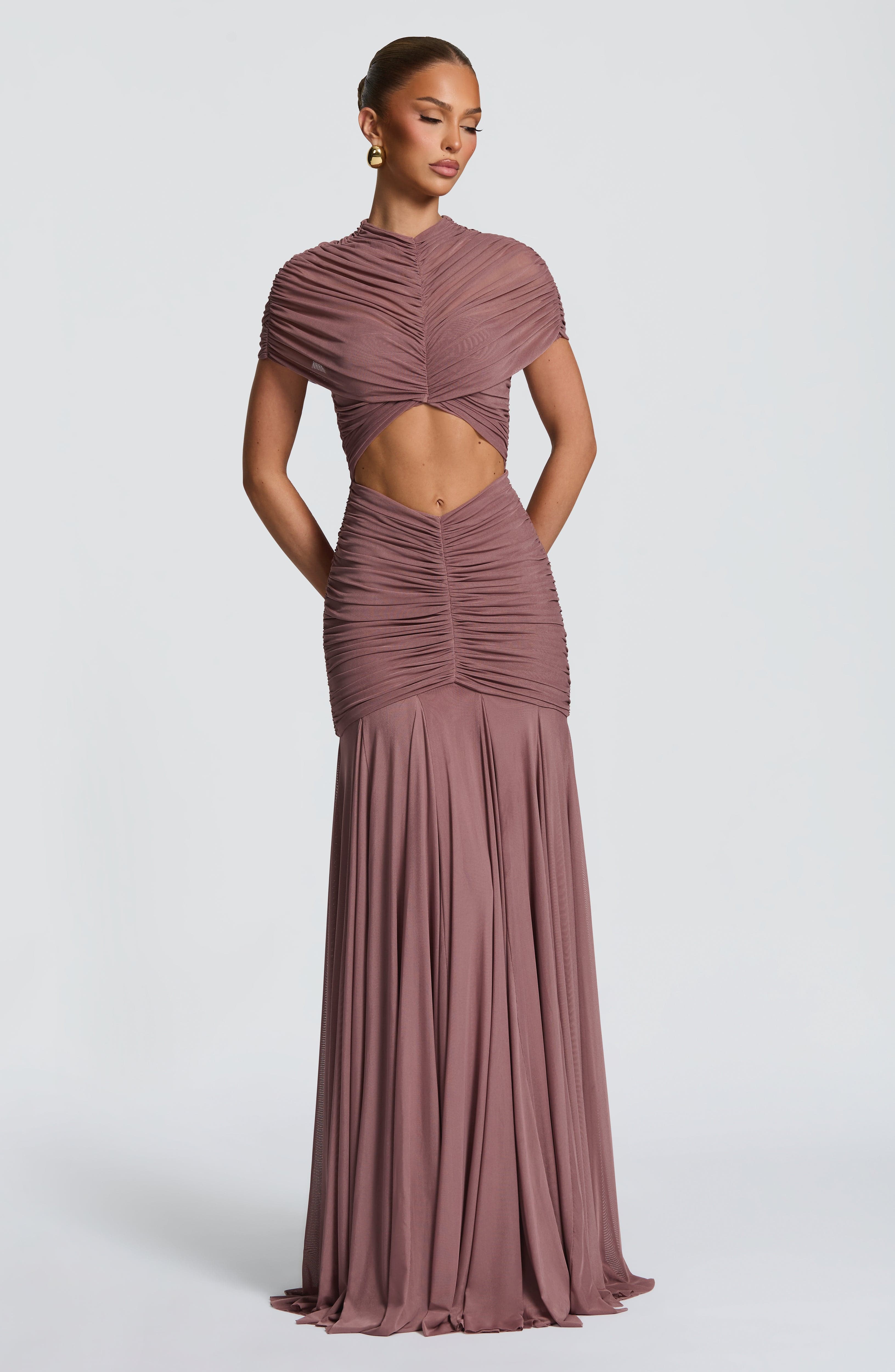 Jaya Maxi Dress - Dusty Rose
