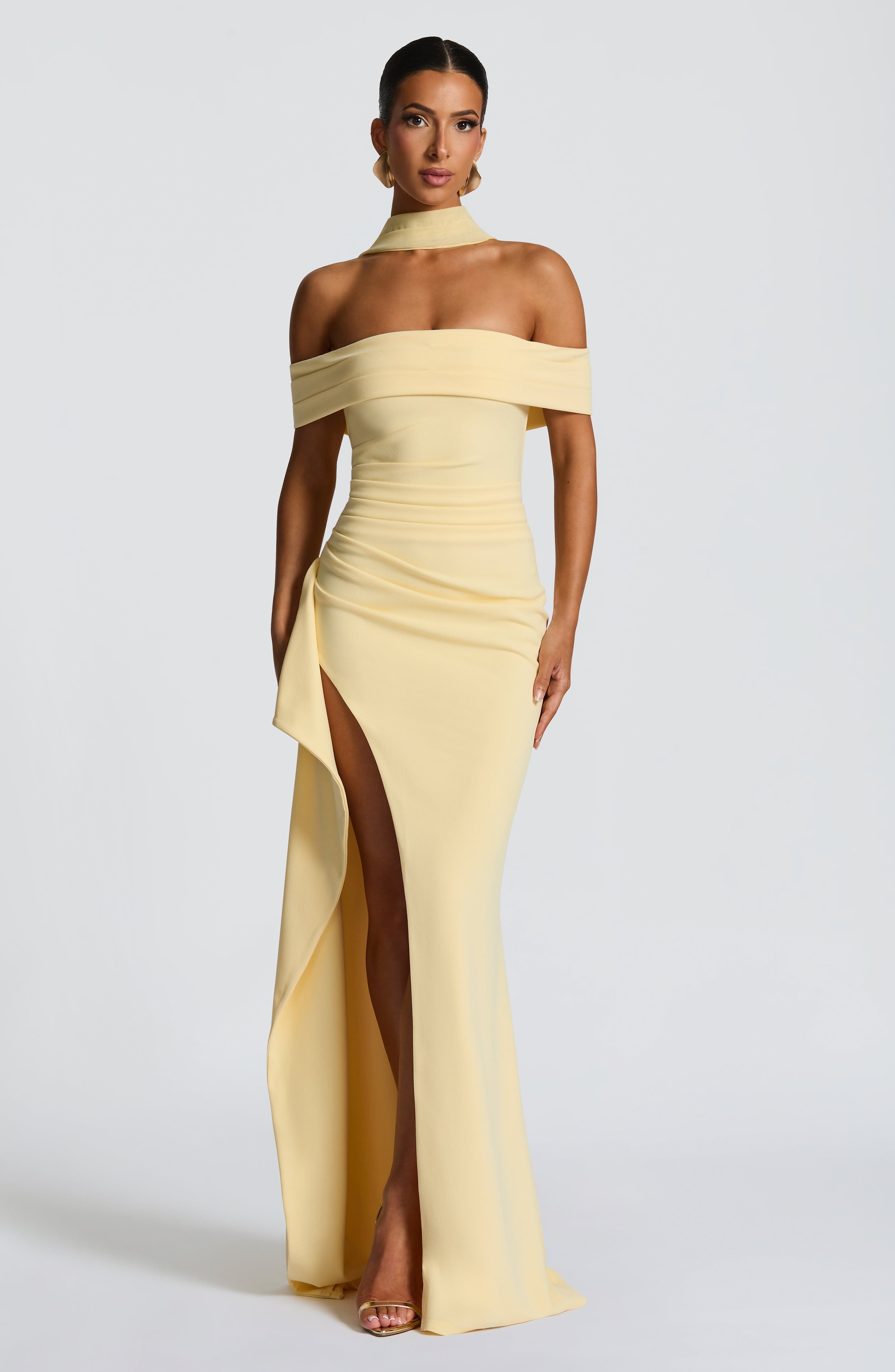 Joyce Maxi Dress - Lemon