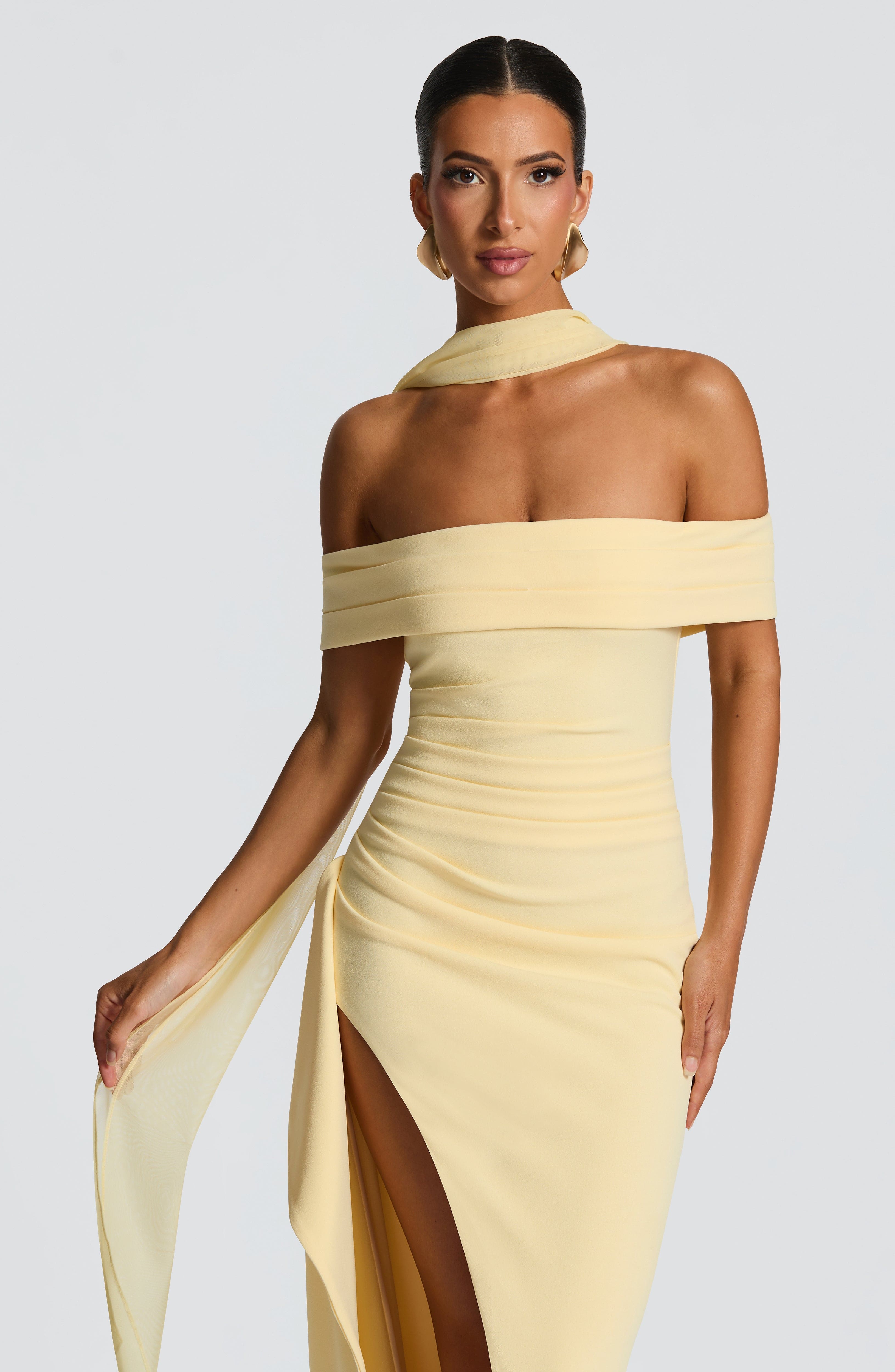 Joyce Maxi Dress - Lemon