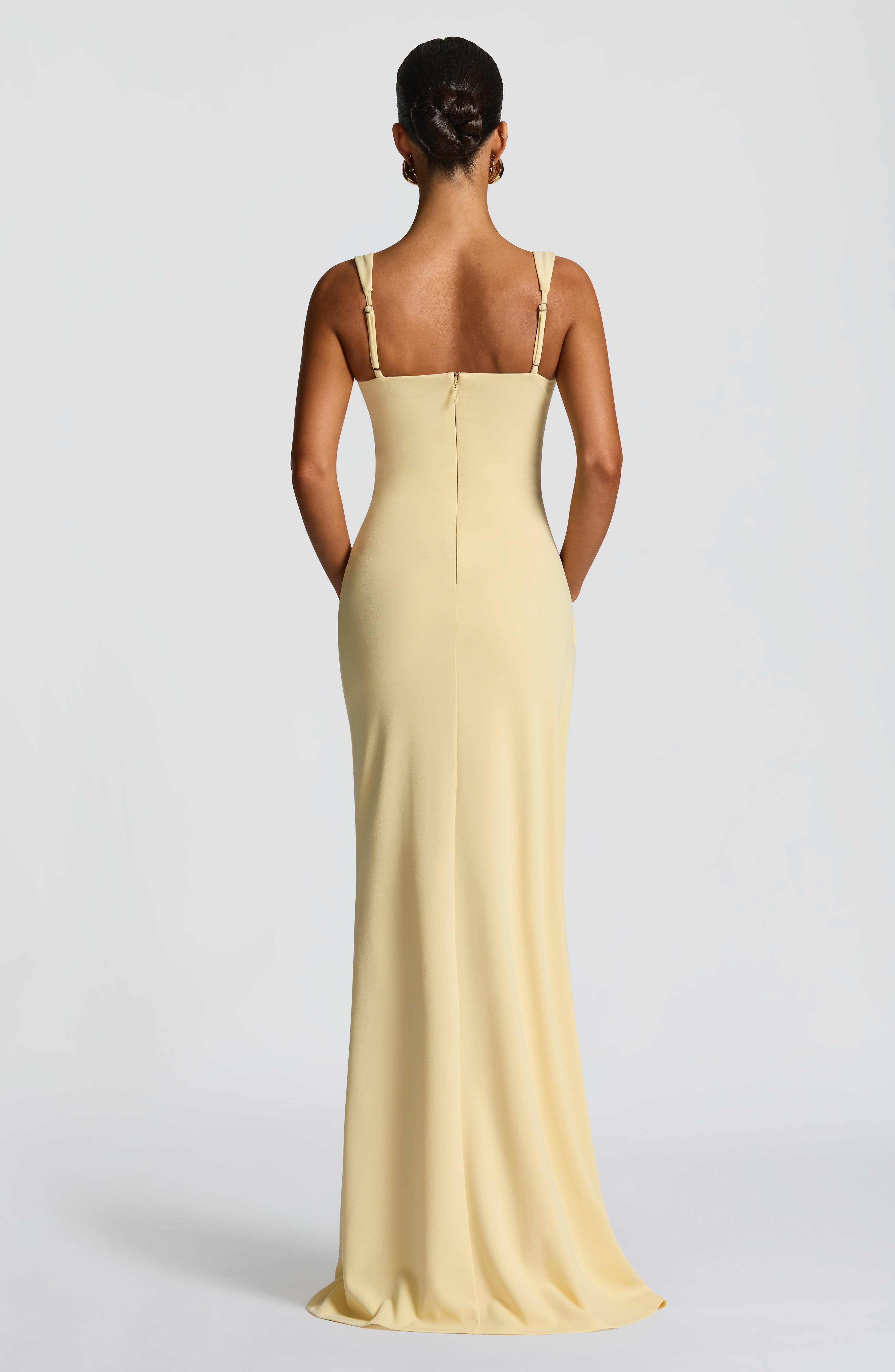 Katana Maxi Dress - Lemon