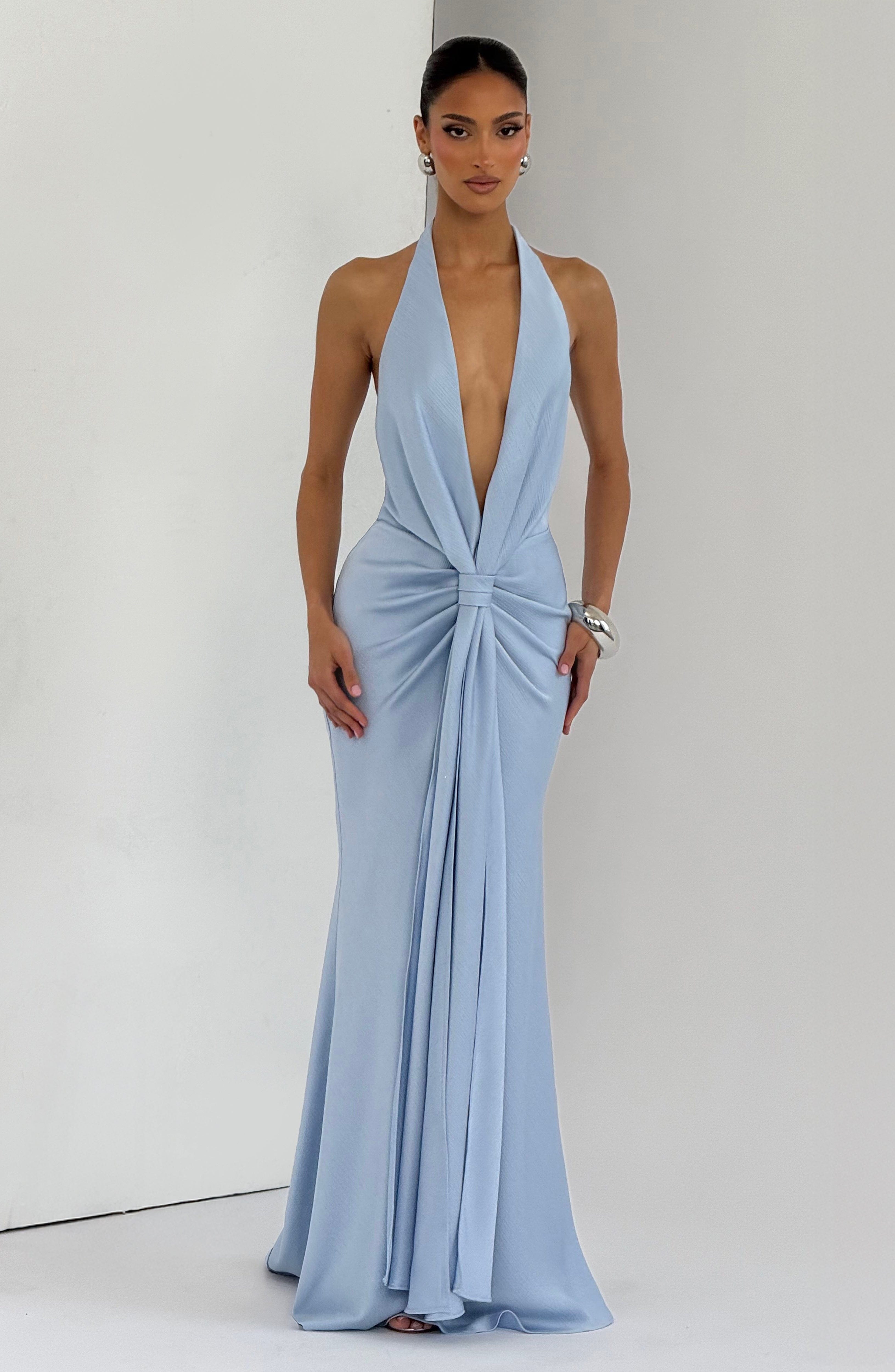 Linette Gown - Glacier Blue