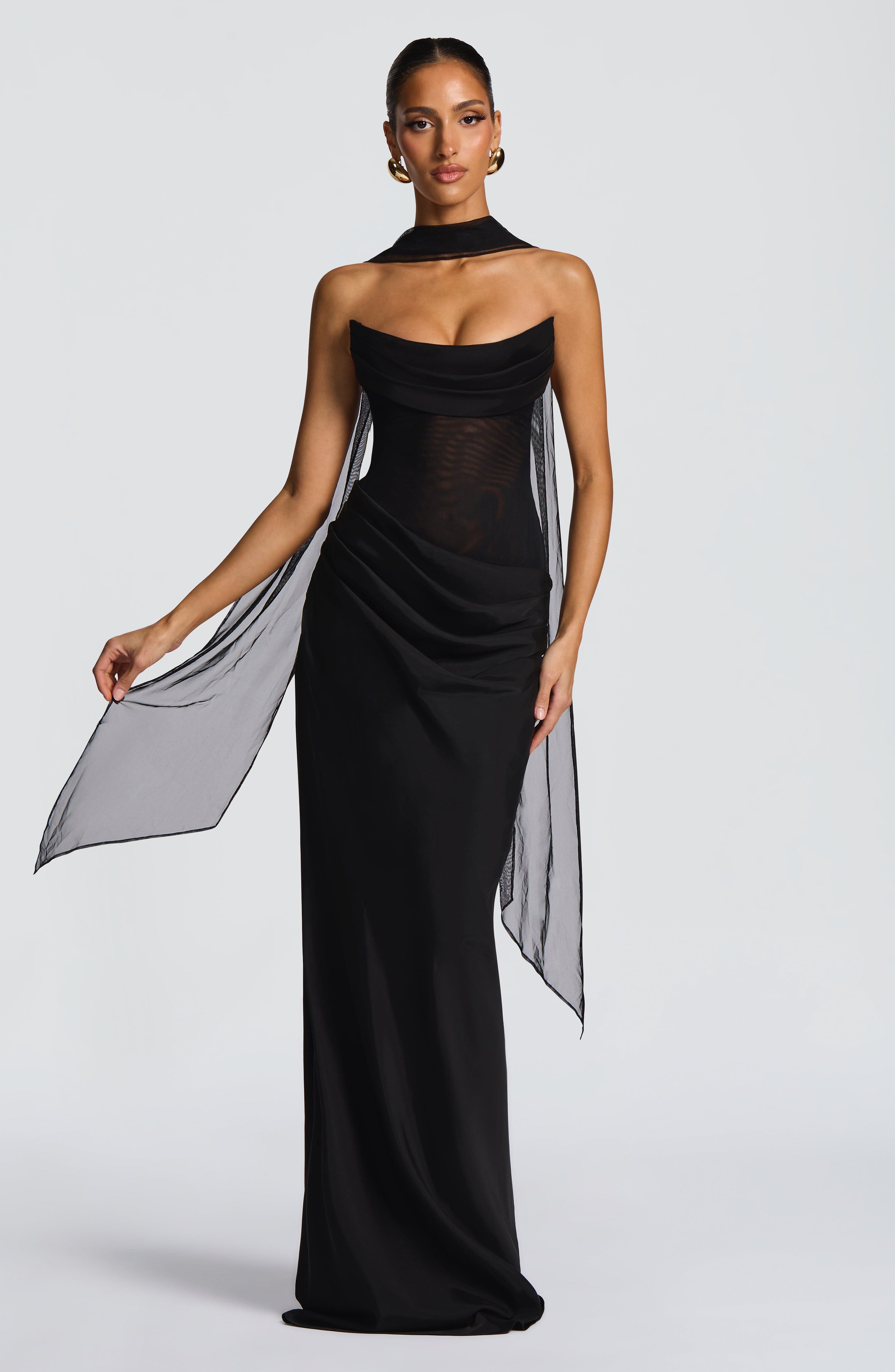 Liora Maxi Dress - Black