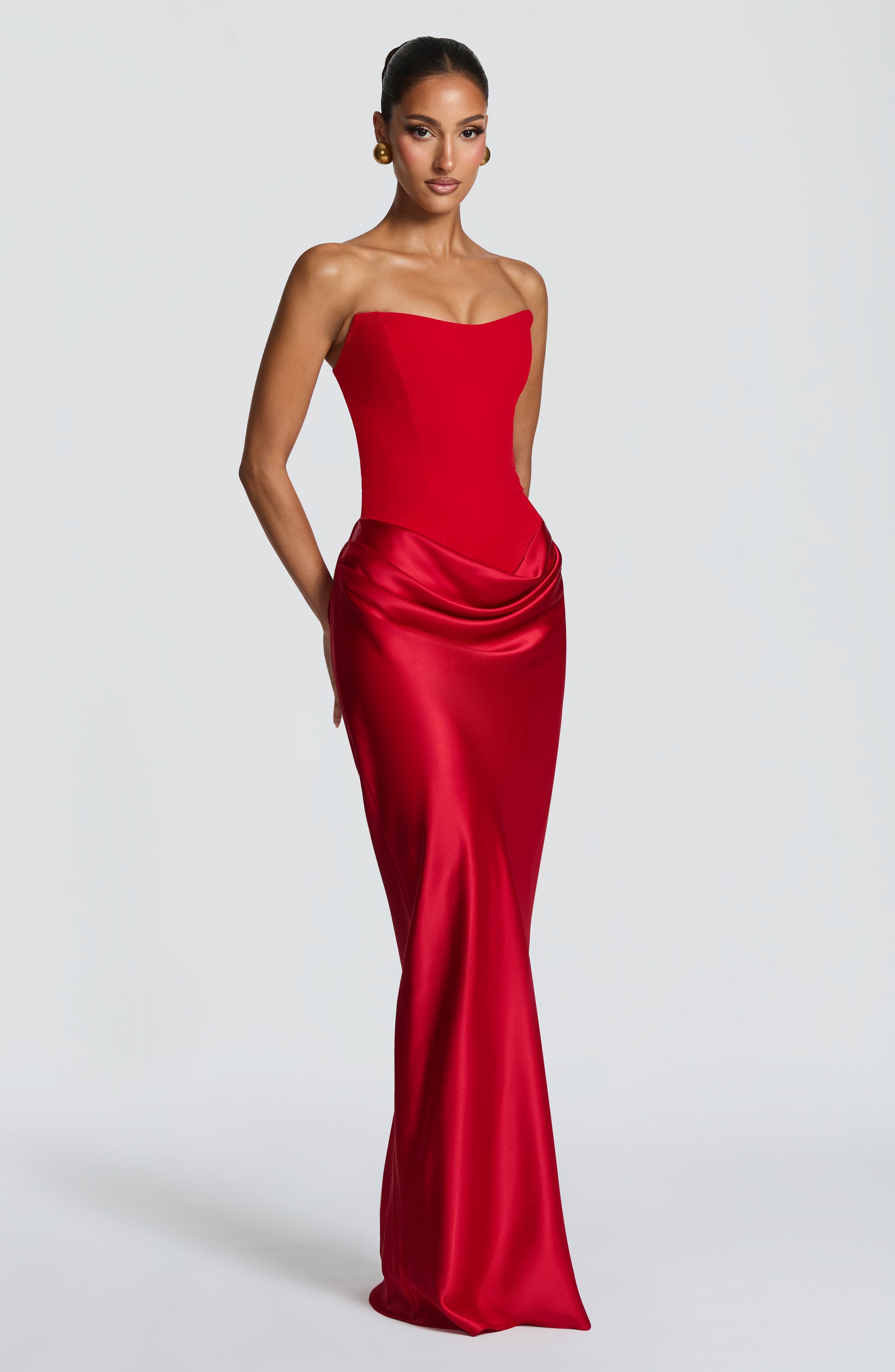 Maggie Maxi Dress - Red