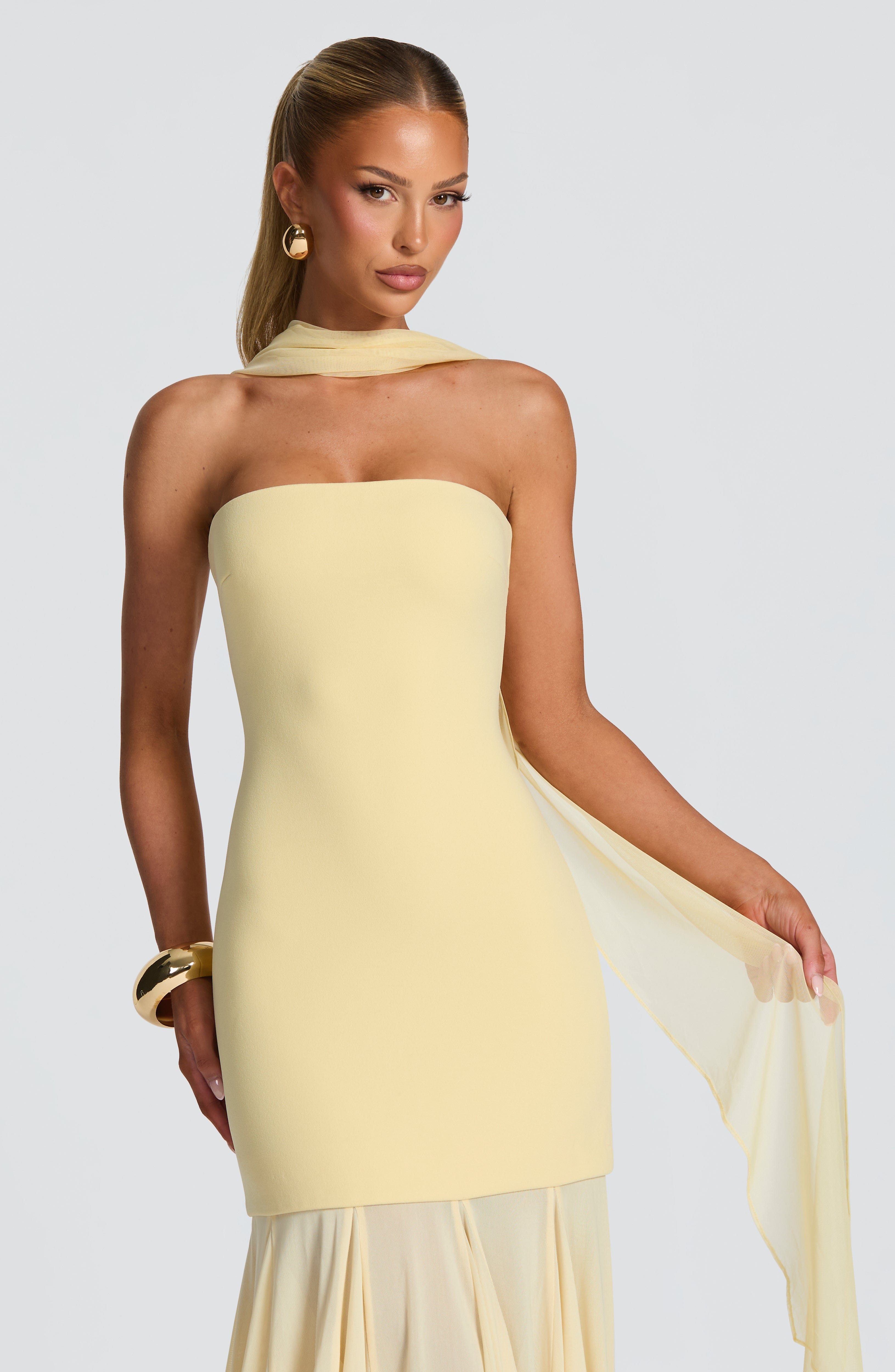 Merritt Gown - Lemon