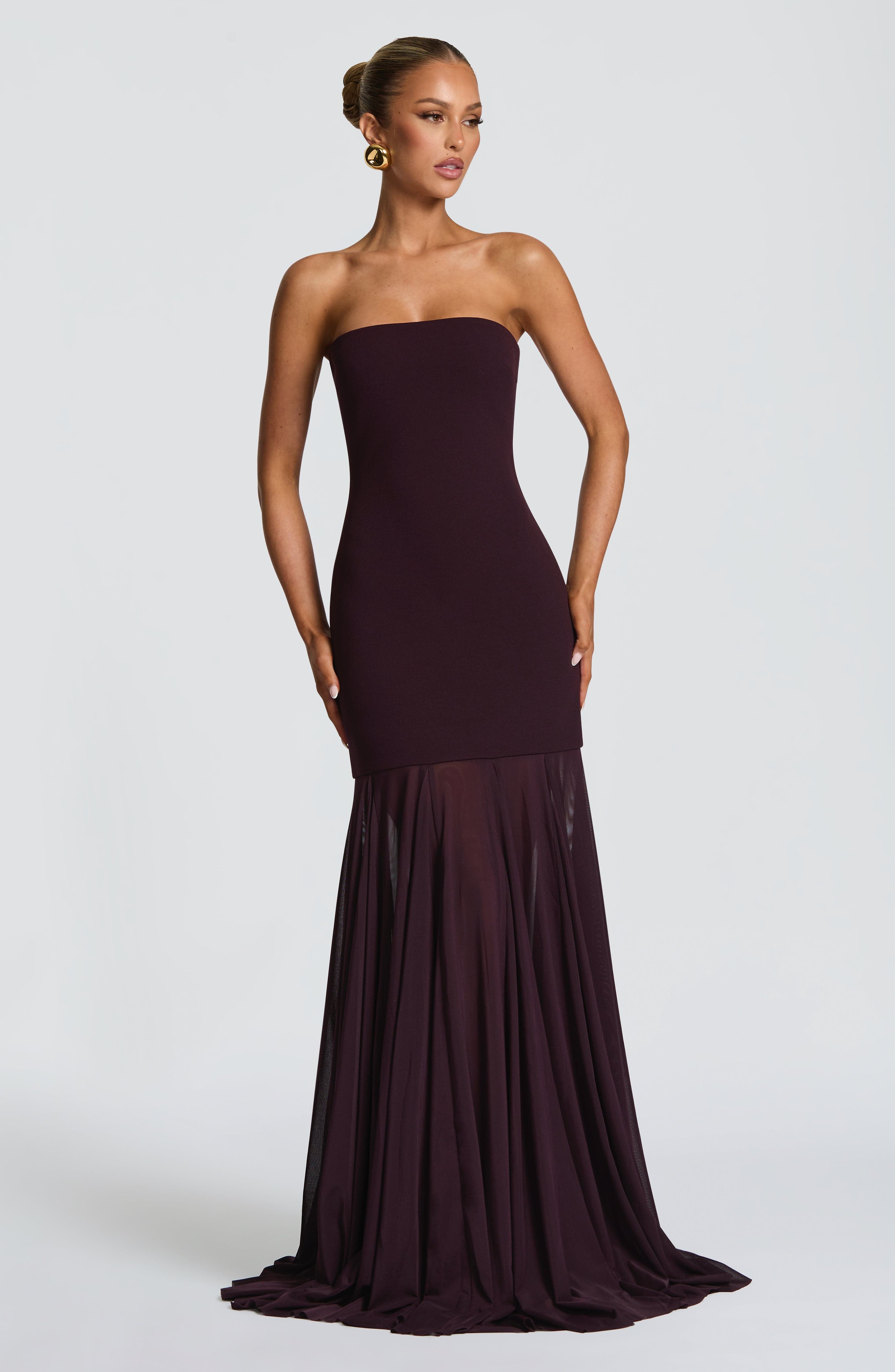 Merritt Gown - Plum
