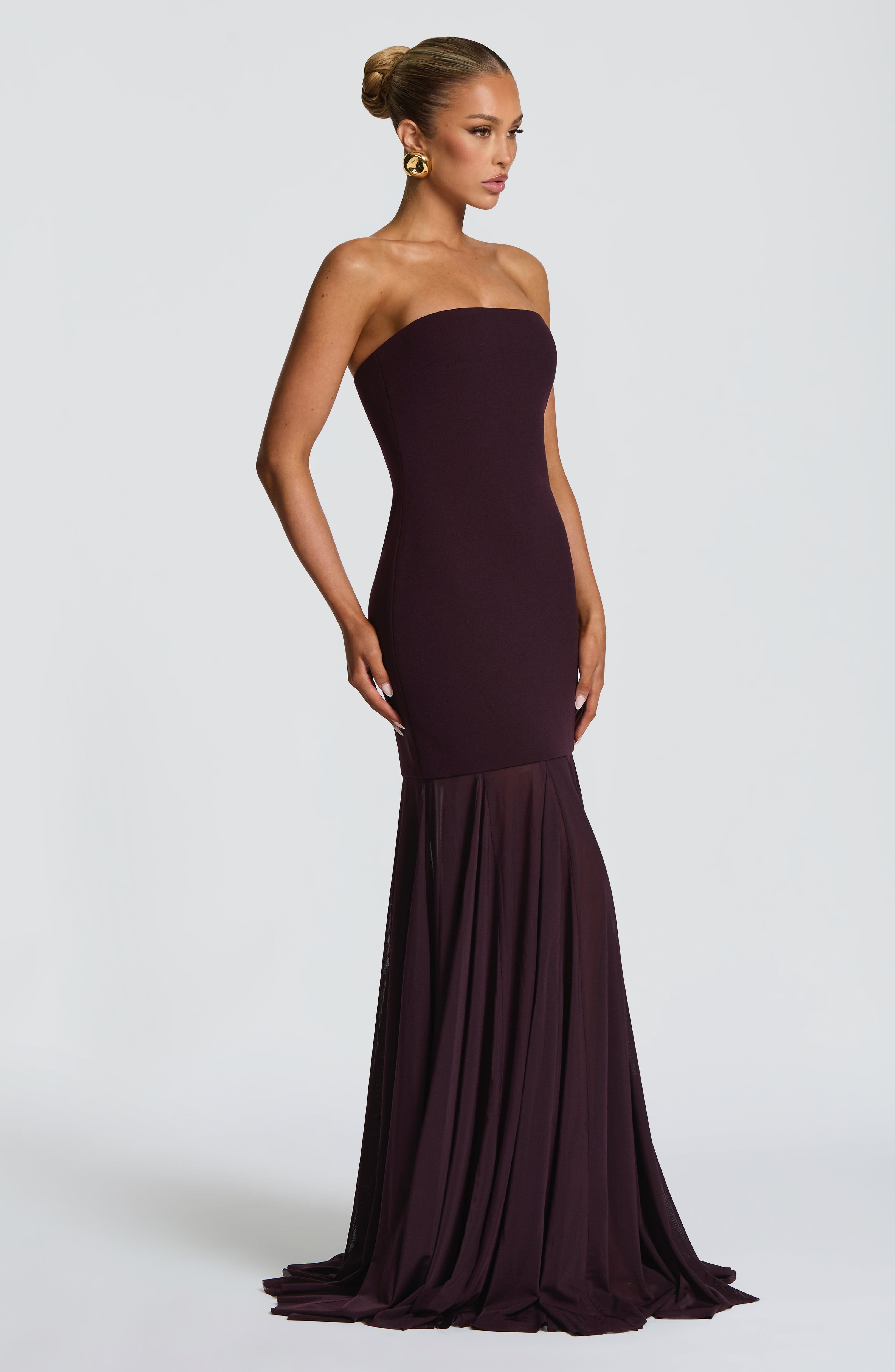 Merritt Gown - Plum