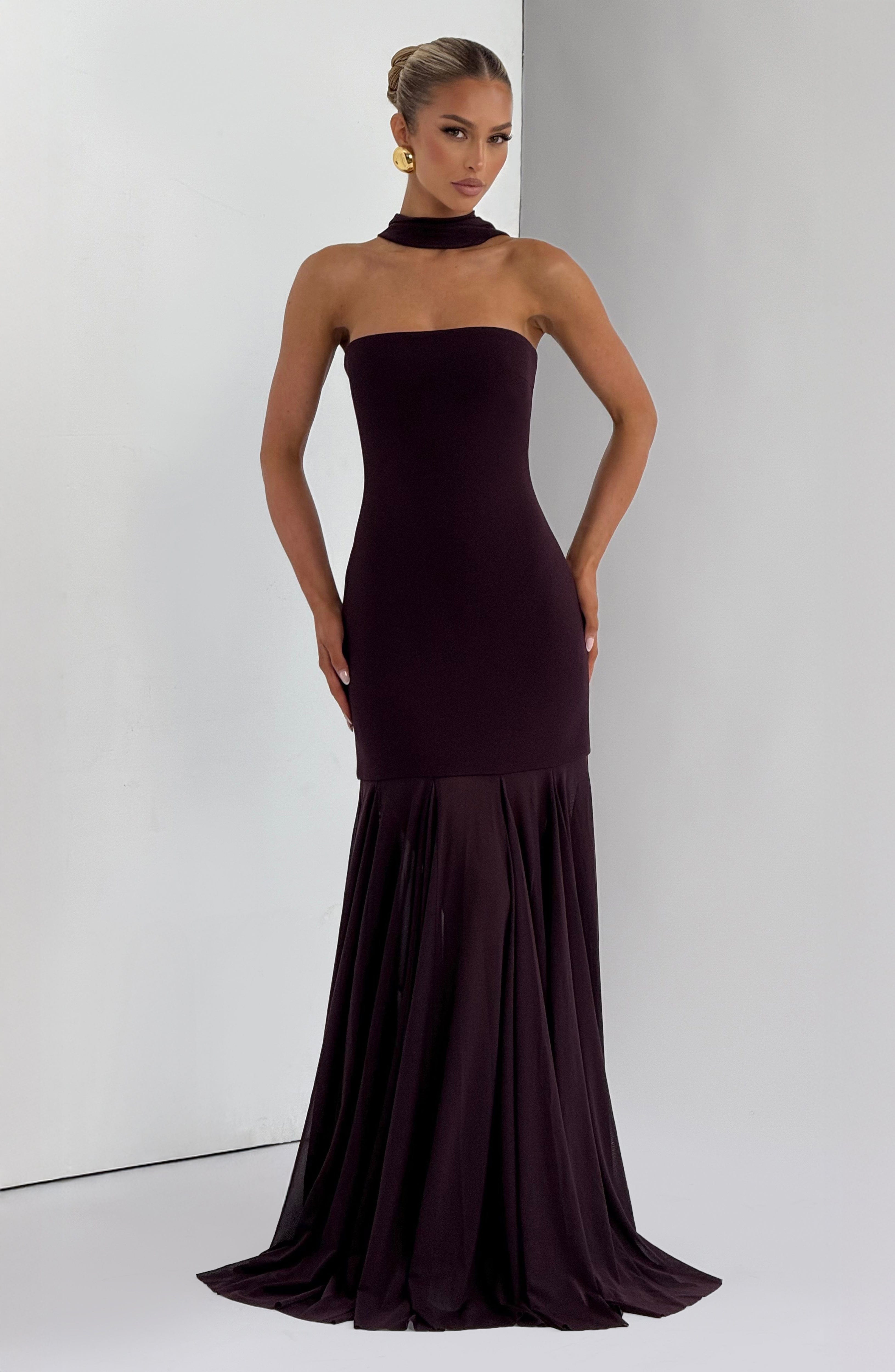 Merritt Gown - Plum