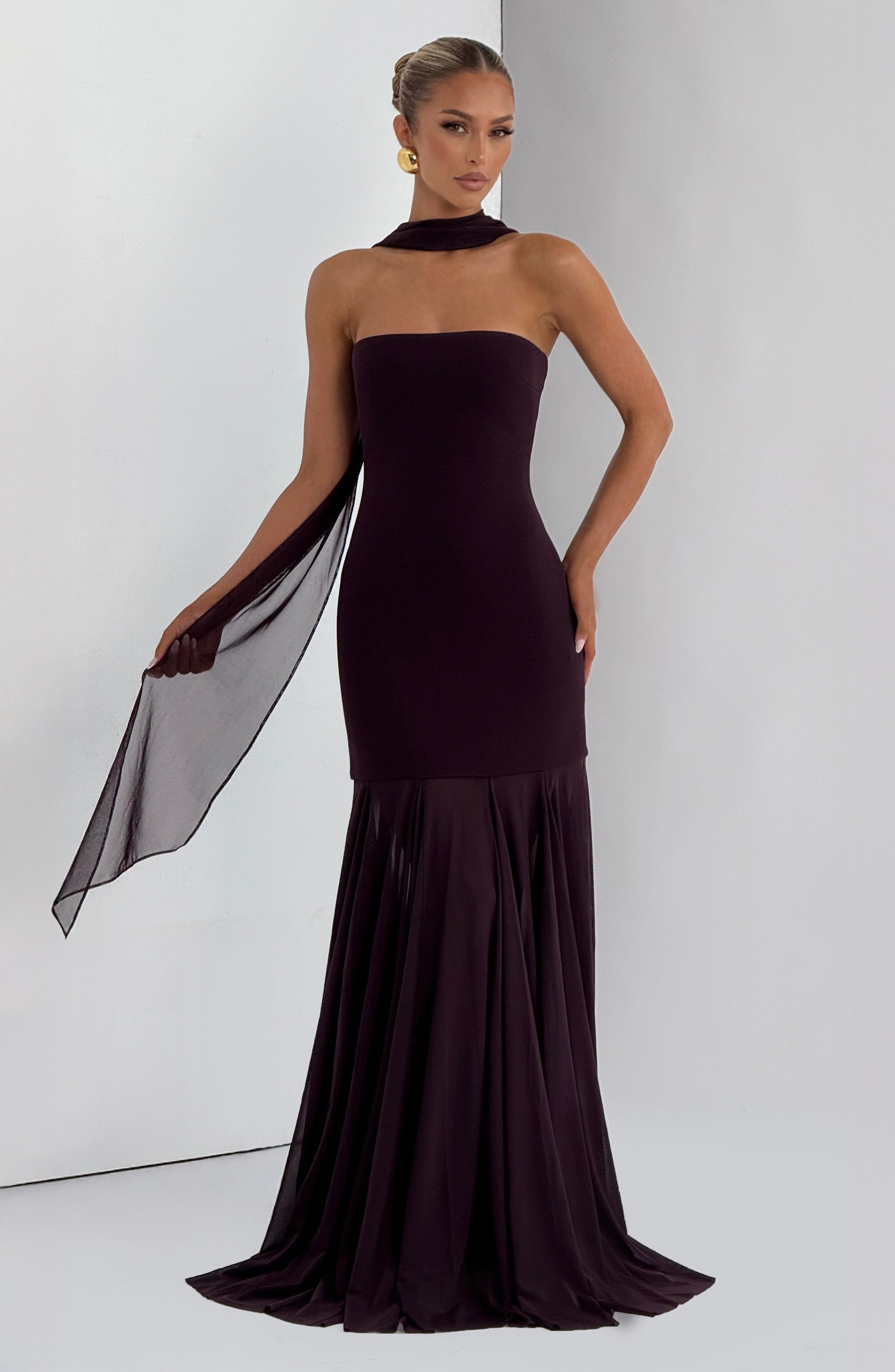 Merritt Gown - Plum